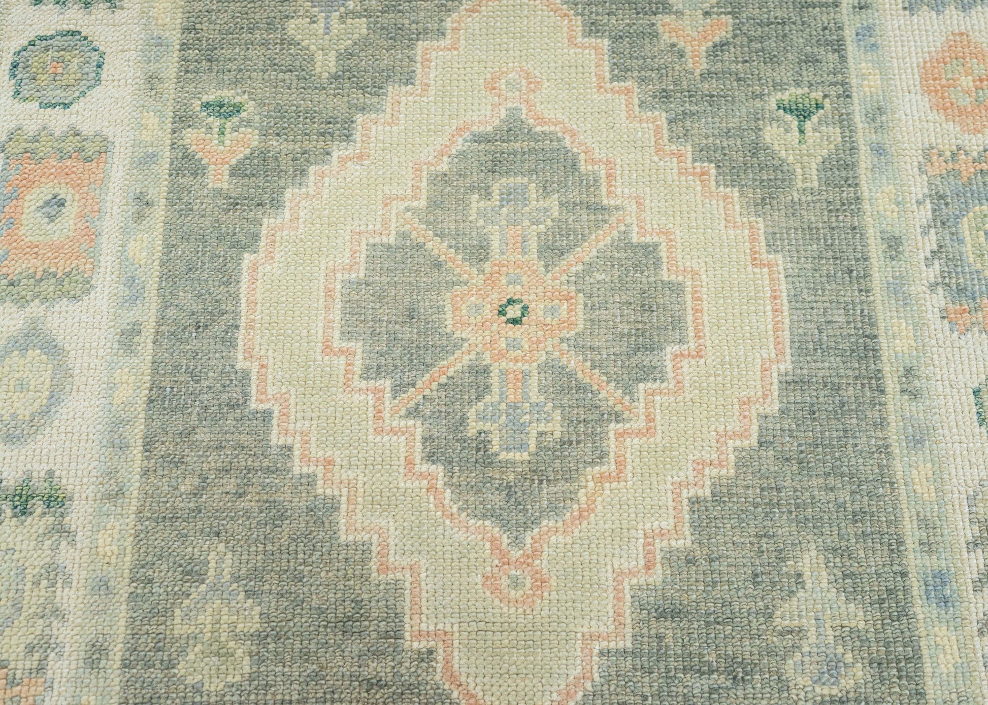 Turkish Oushak Runner Rug 3'1" x 6'4" #22136