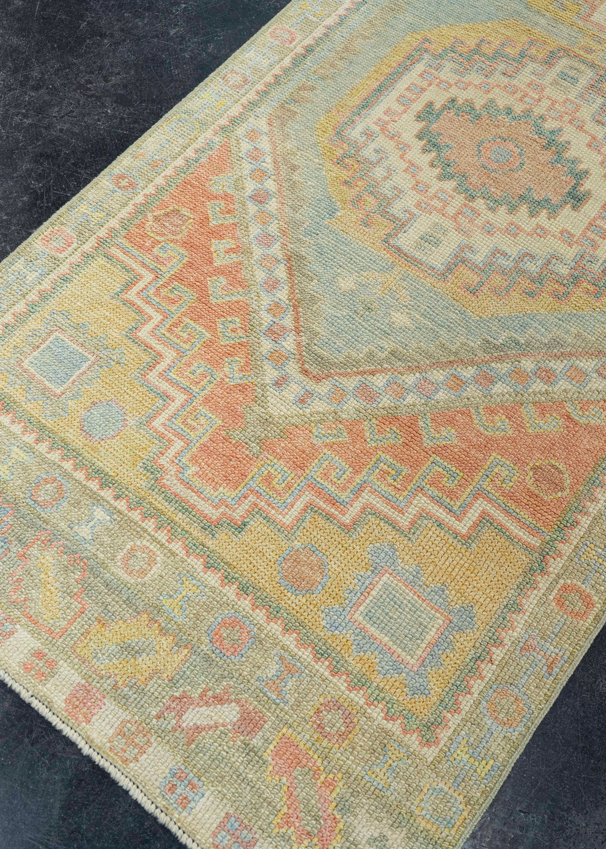 Turkish Oushak Runner Rug 2'11" x 11'4" #22139