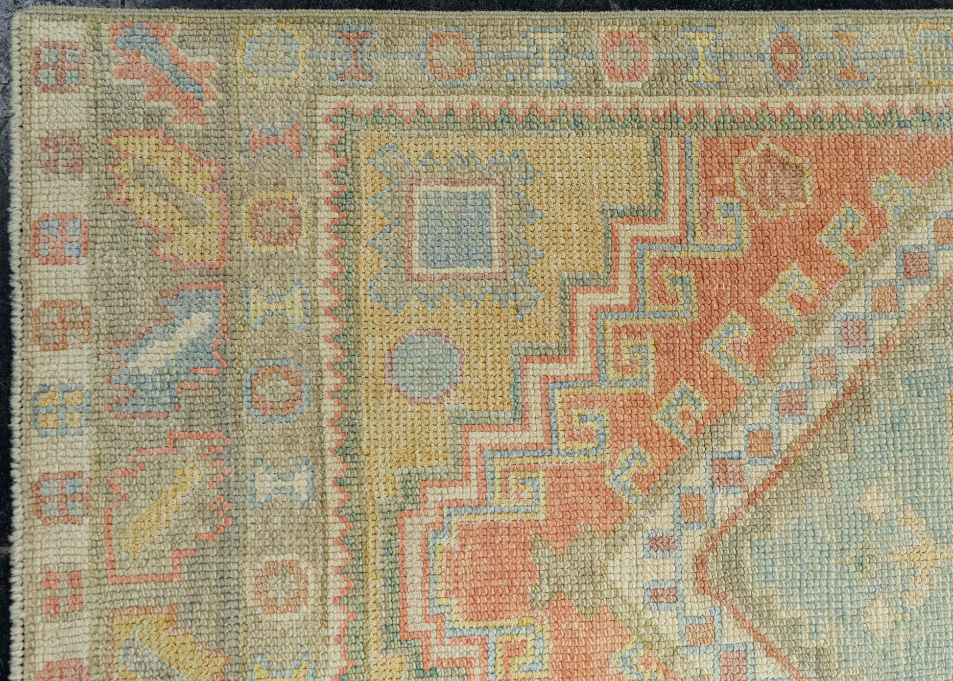 Turkish Oushak Runner Rug 2'11" x 11'4" #22139