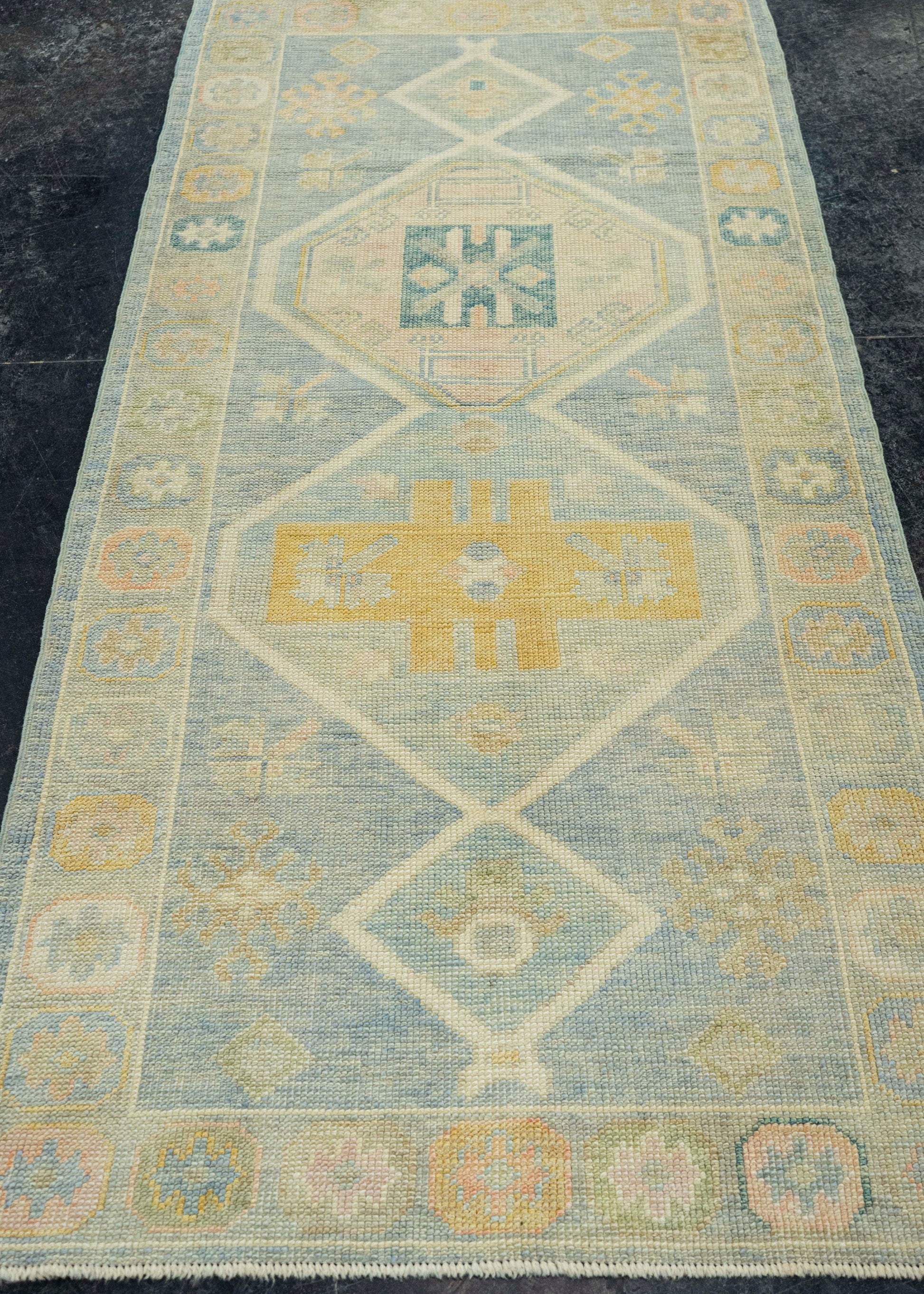 Turkish Oushak Runner Rug 3' x 6'5" #22137