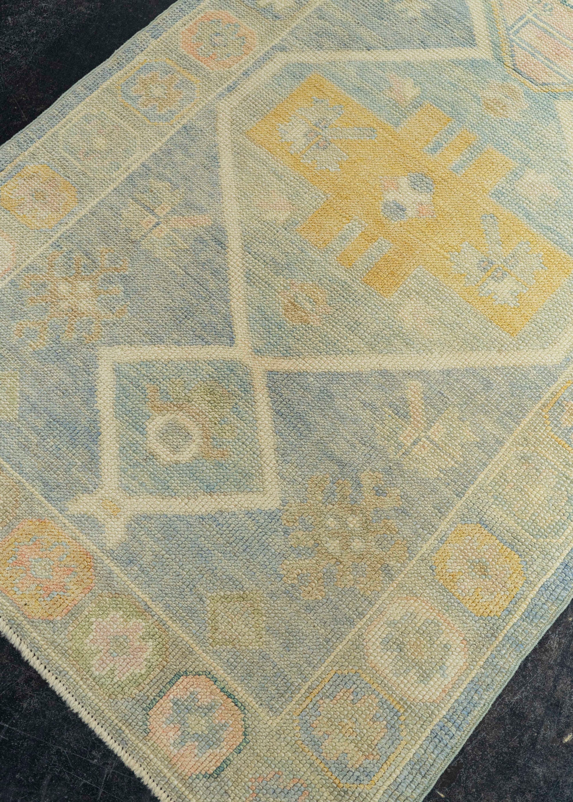 Turkish Oushak Runner Rug 3' x 6'5" #22137