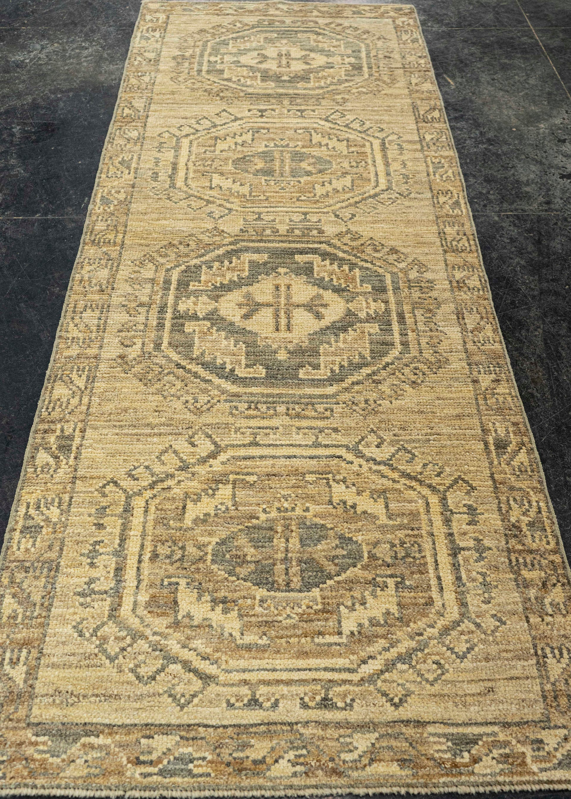 Turkish Oushak Rug 2'8" x 7'6" #23020