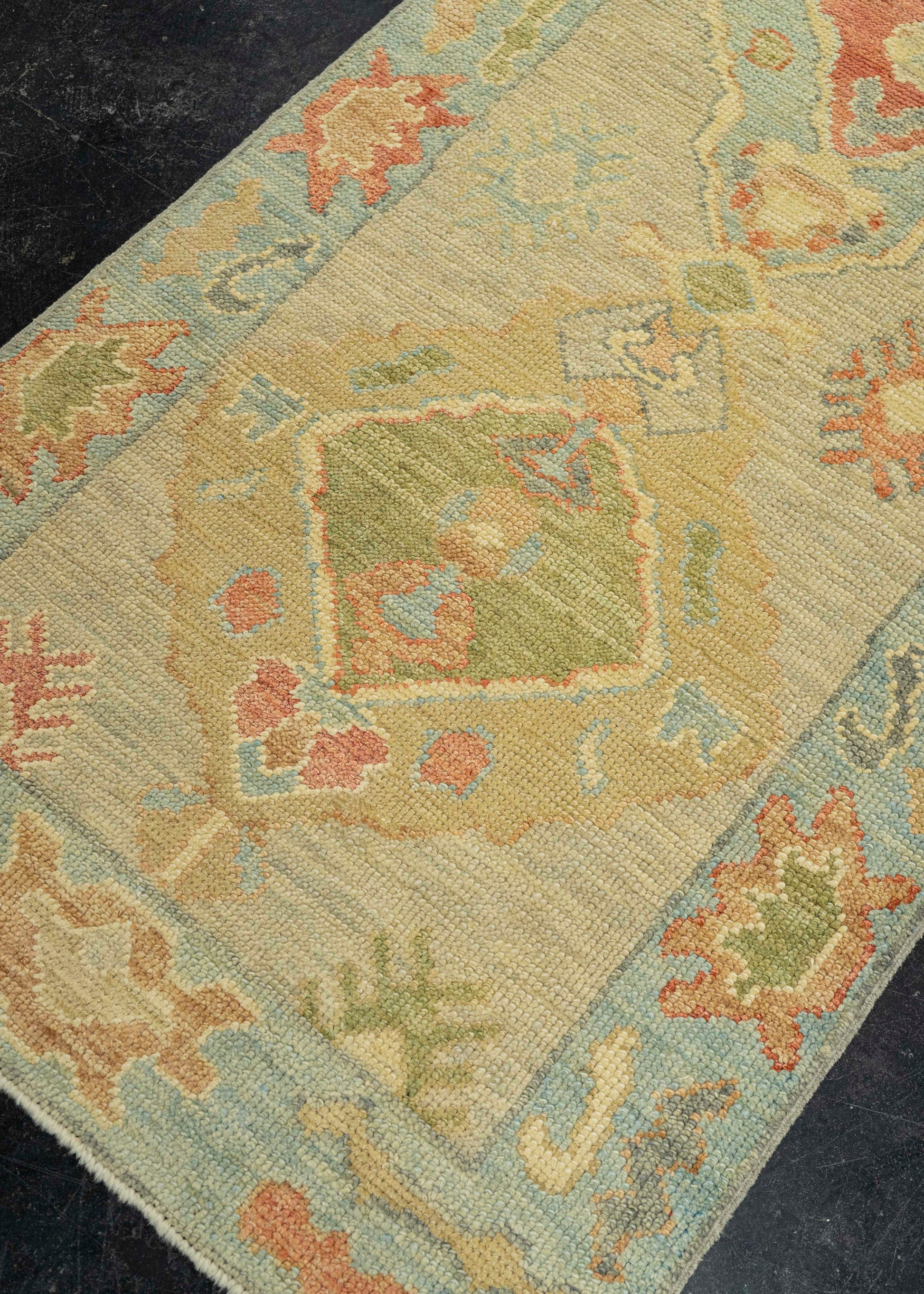 Turkish Oushak Rug 2'9" x 9'5" #22131