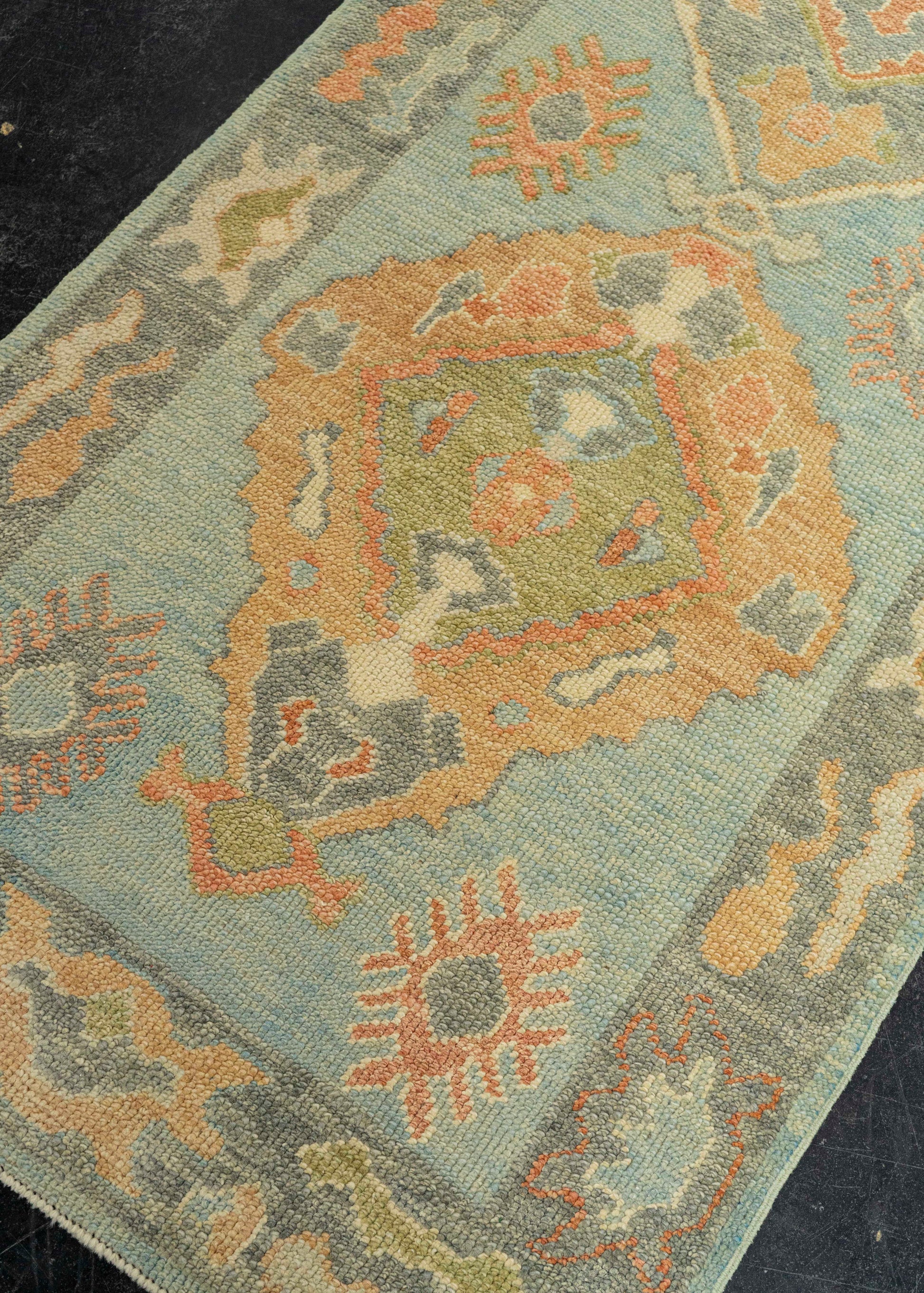 Turkish Oushak Rug 2'10" x 8'8" #22147