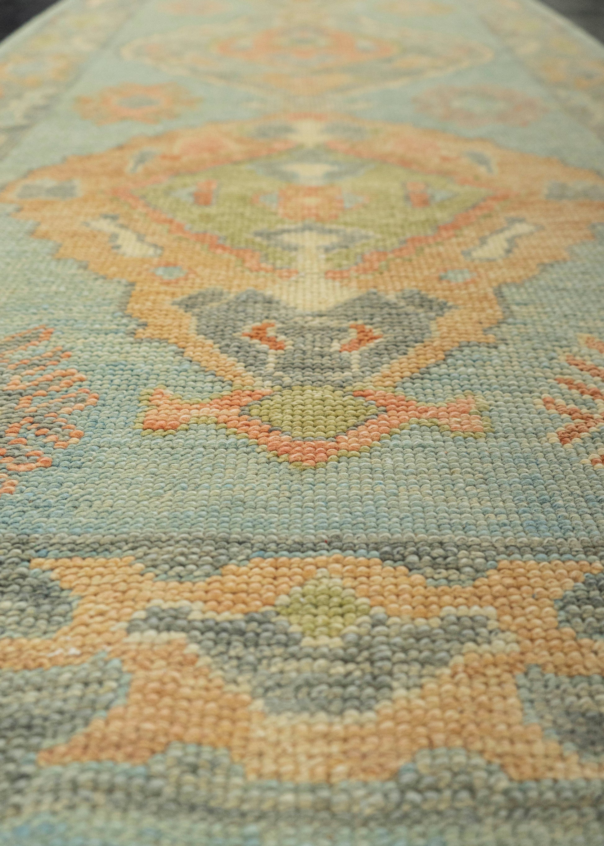 Turkish Oushak Rug 2'10" x 8'8" #22147