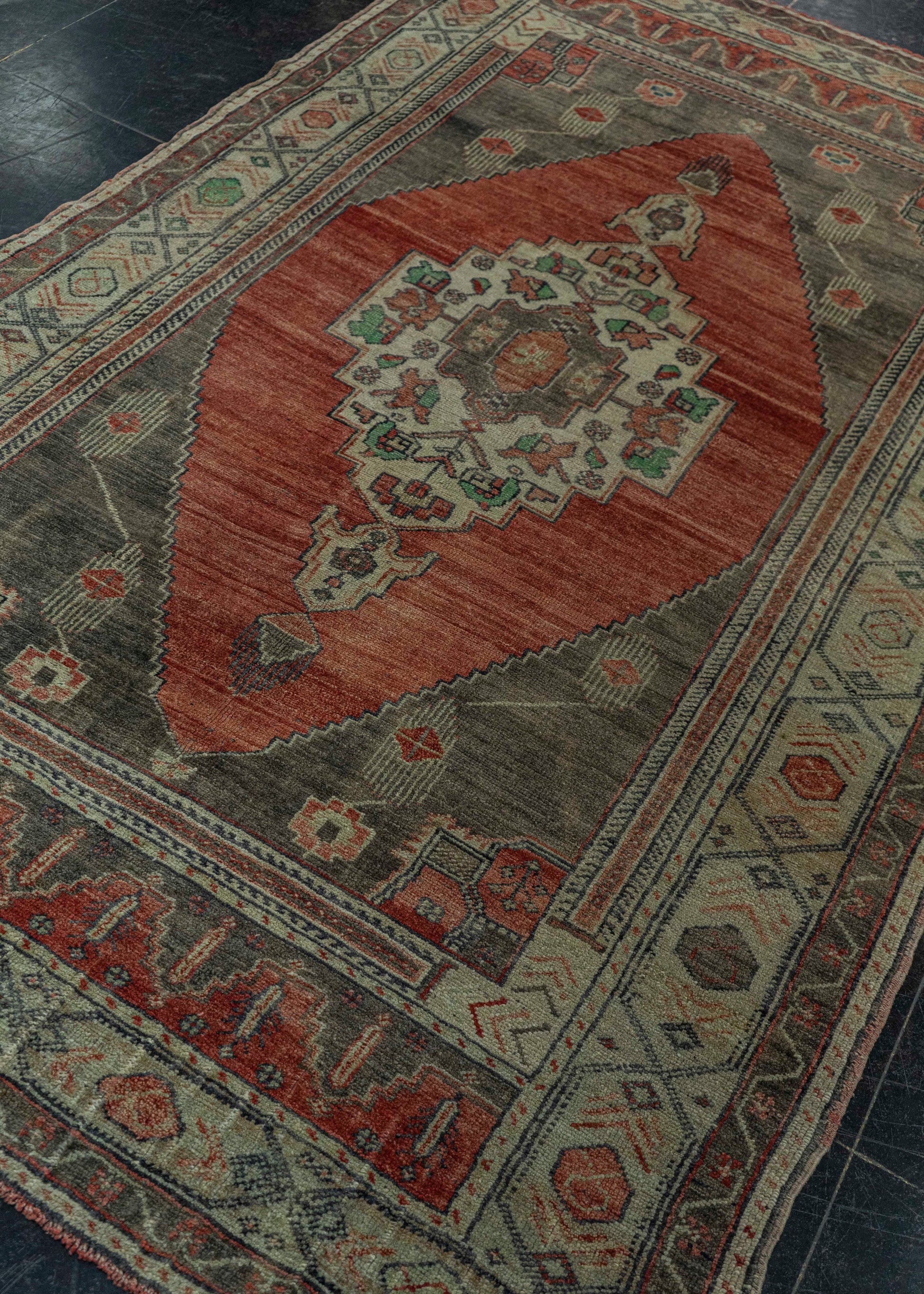 Turkish Vintage Rug 4'10" x 8'3" #20836