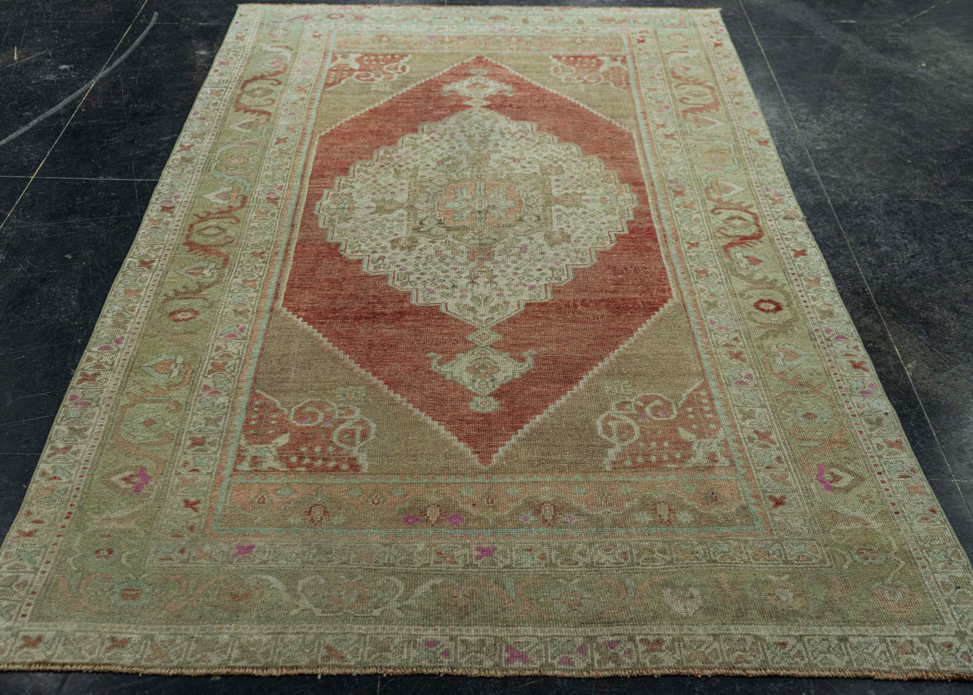 Turkish Vintage Rug 4'9" x 7'11" #20848
