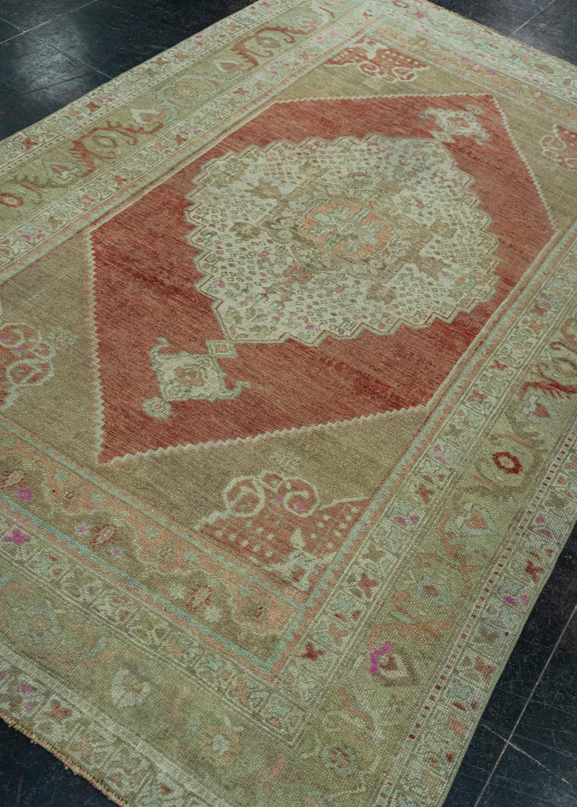 Turkish Vintage Rug 4'9" x 7'11" #20848