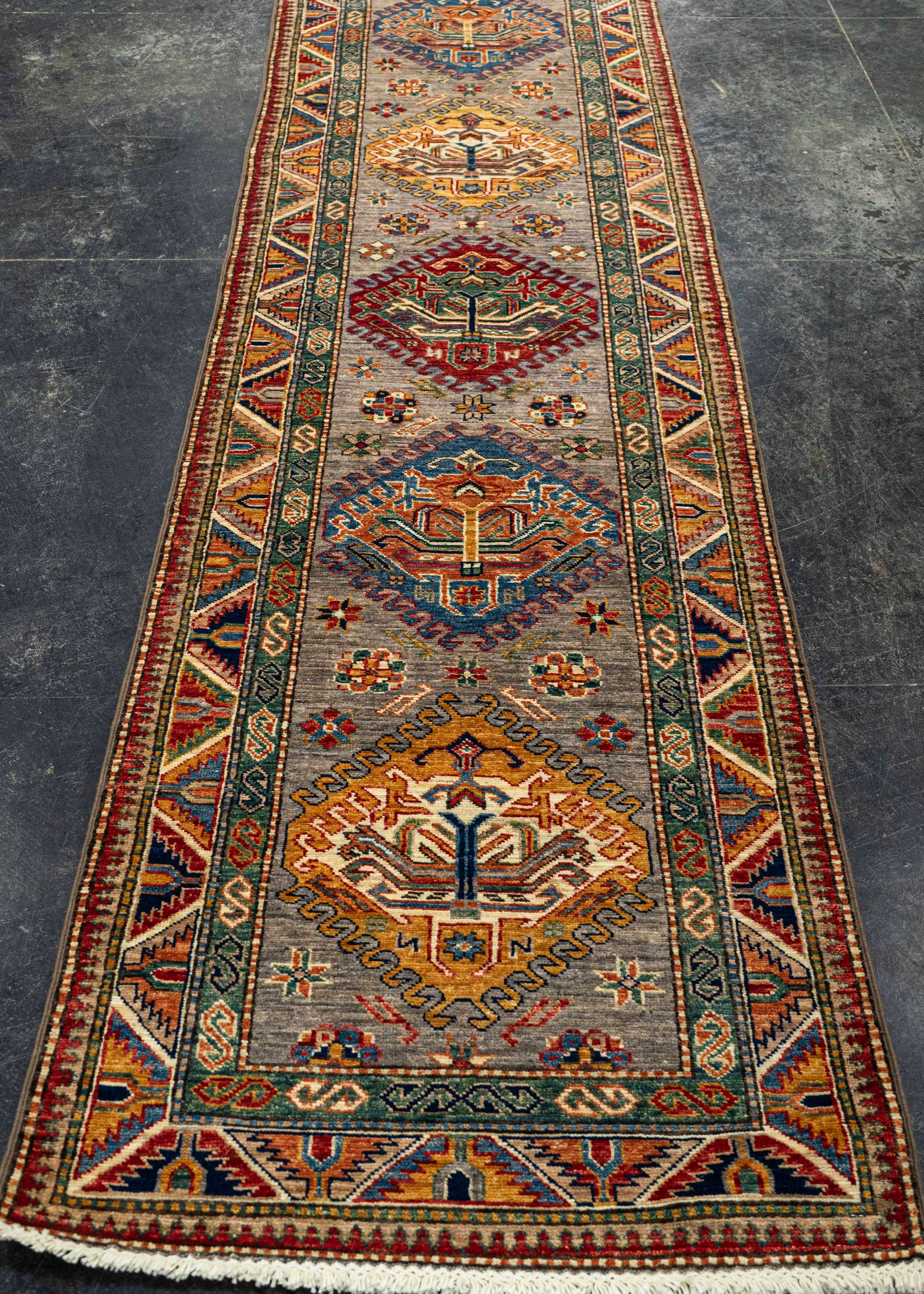 Oriental Handmade Rug  2'7" x 9'3" #22896