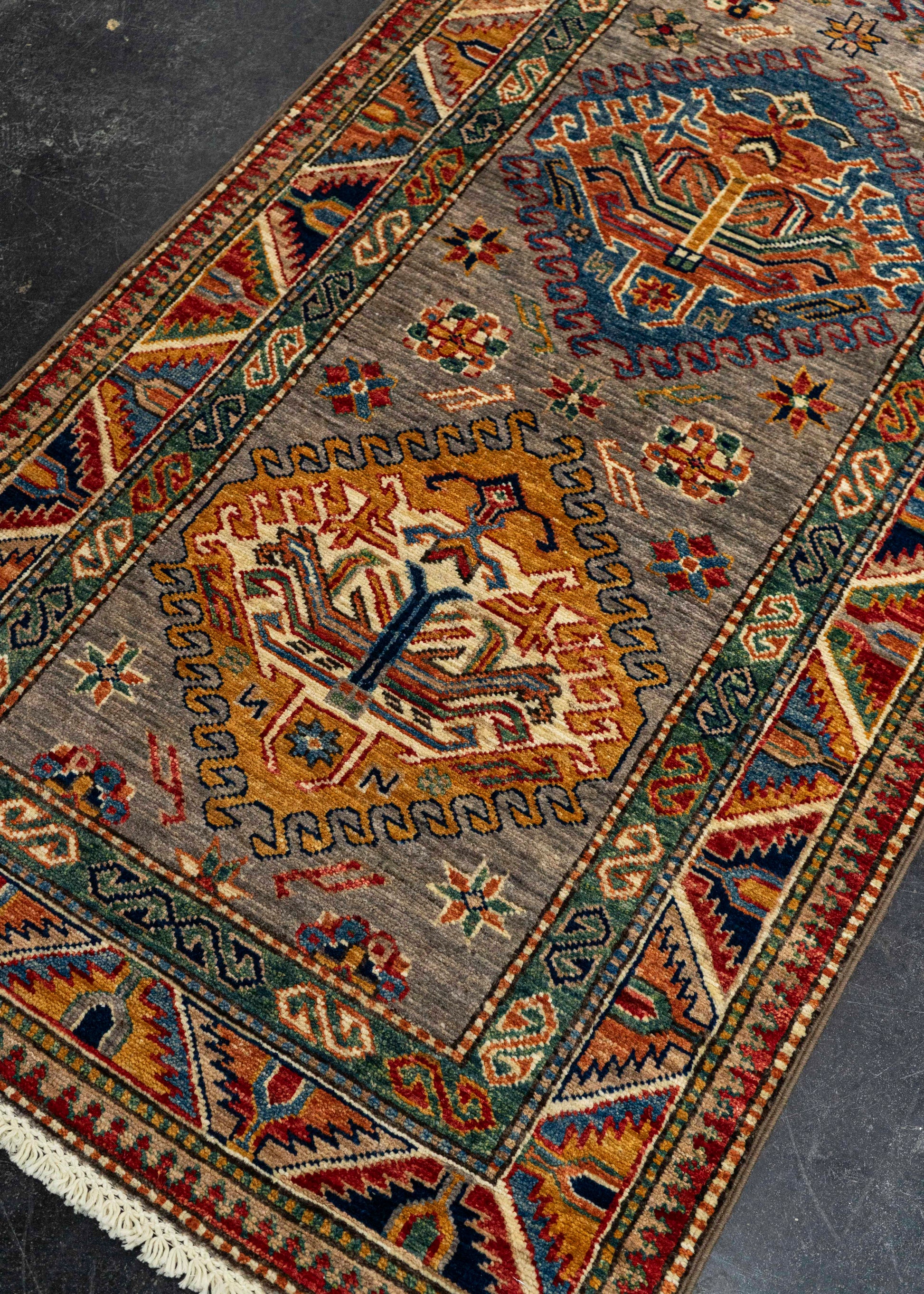 Oriental Handmade Rug  2'7" x 9'3" #22896