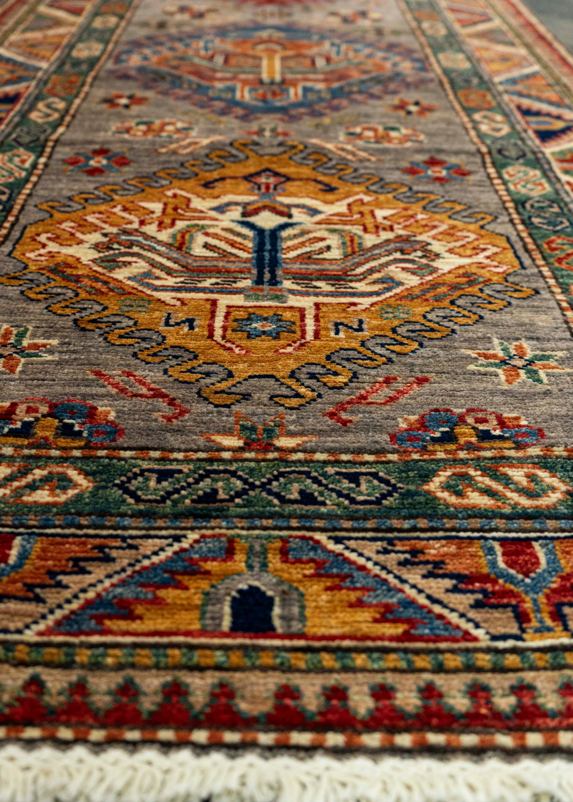 Oriental Handmade Rug  2'7" x 9'3" #22896