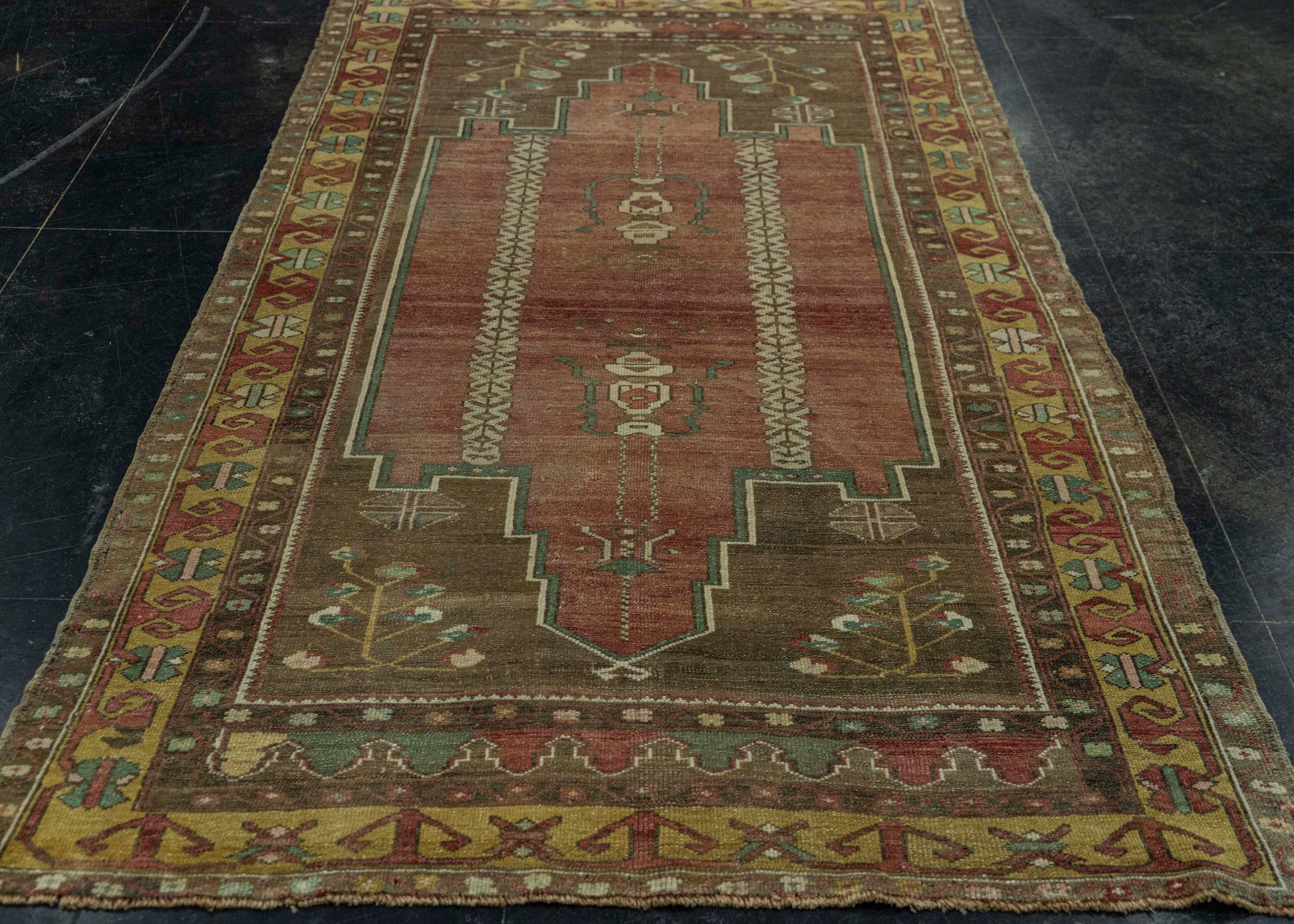 Turkish Vintage Rug 4'7" x 8'2" #20832