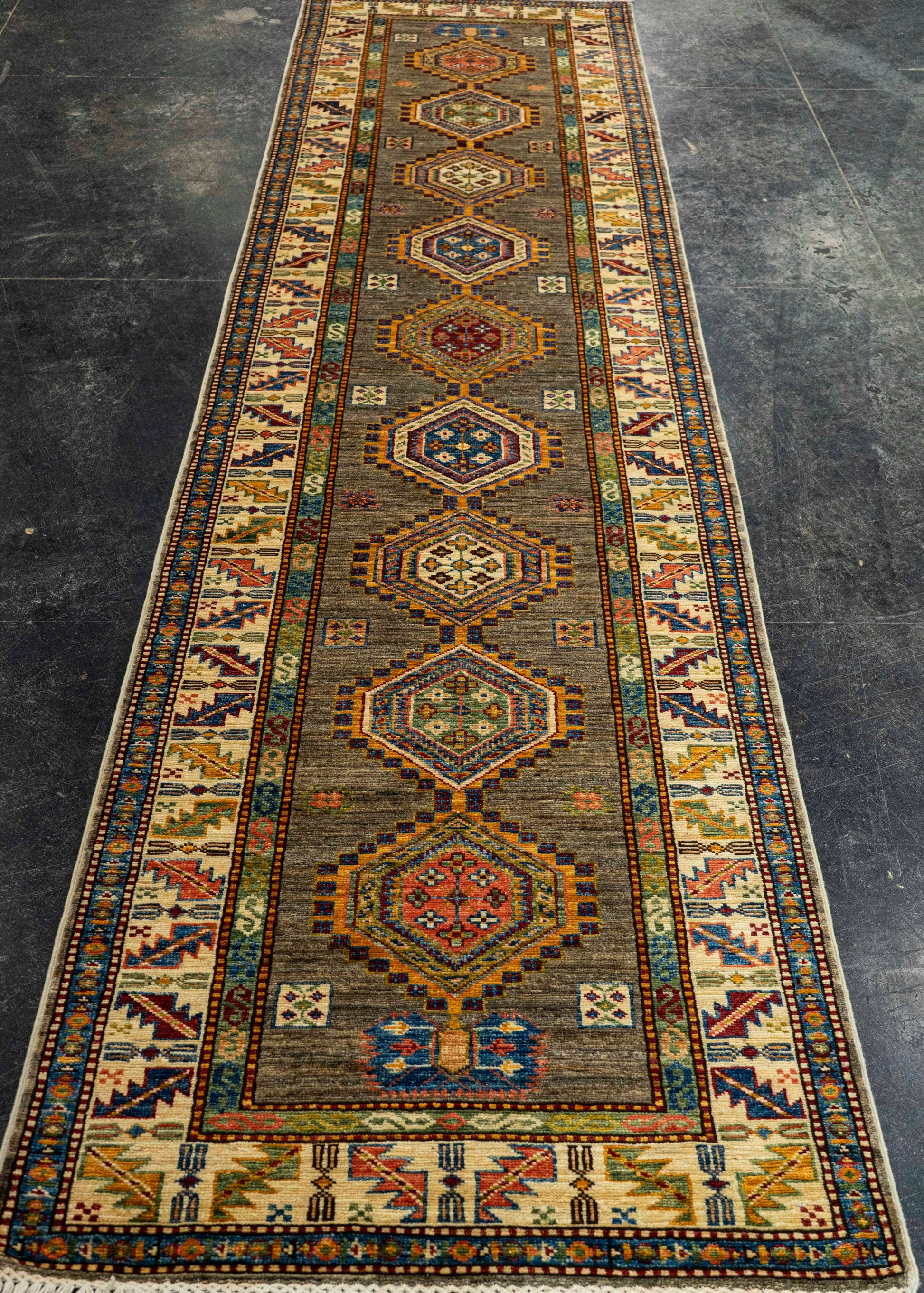Oriental Handmade Rug  2'8" x 10'8" #22890