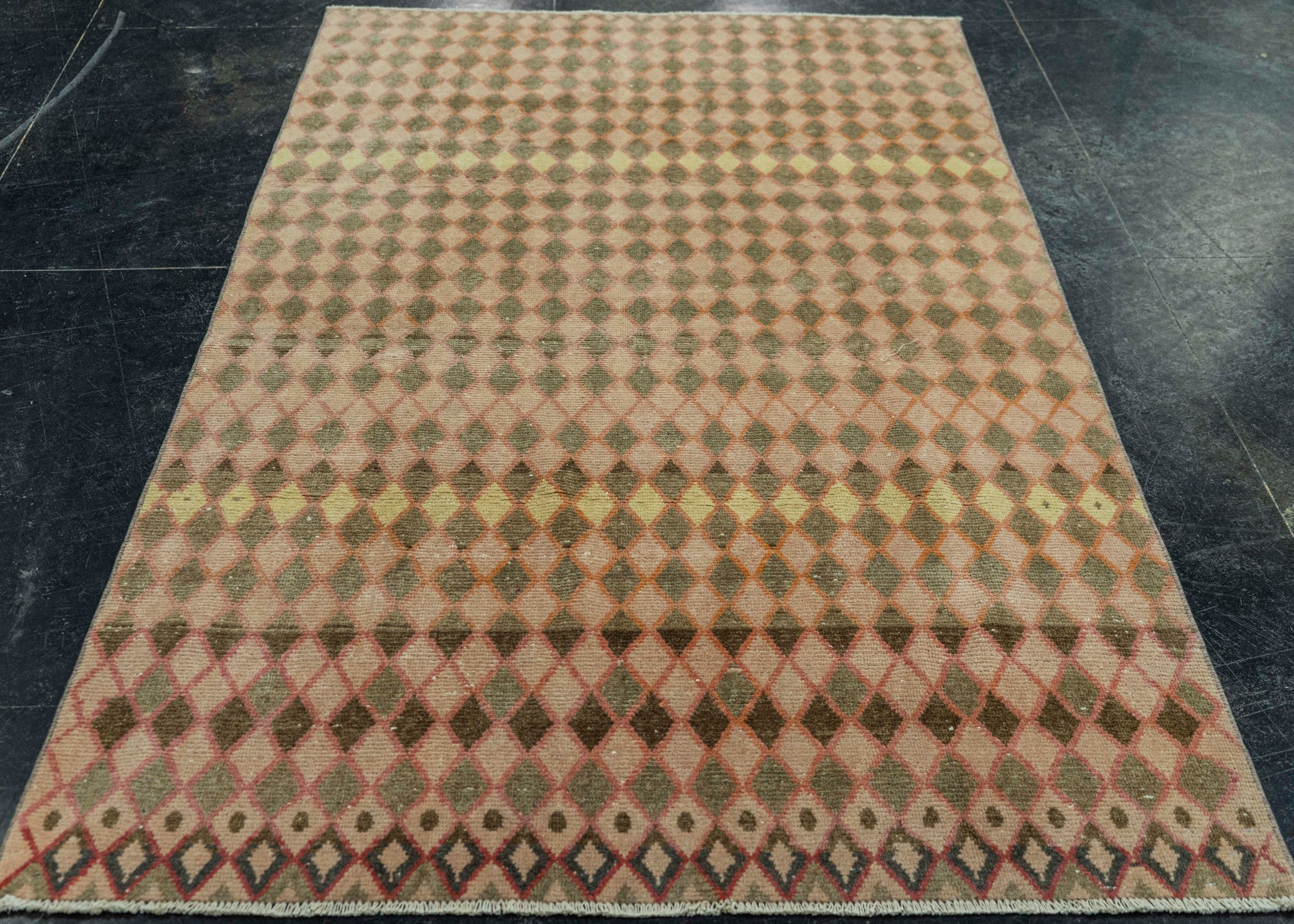 Turkish Vintage Rug 4'1" x 7' #20771