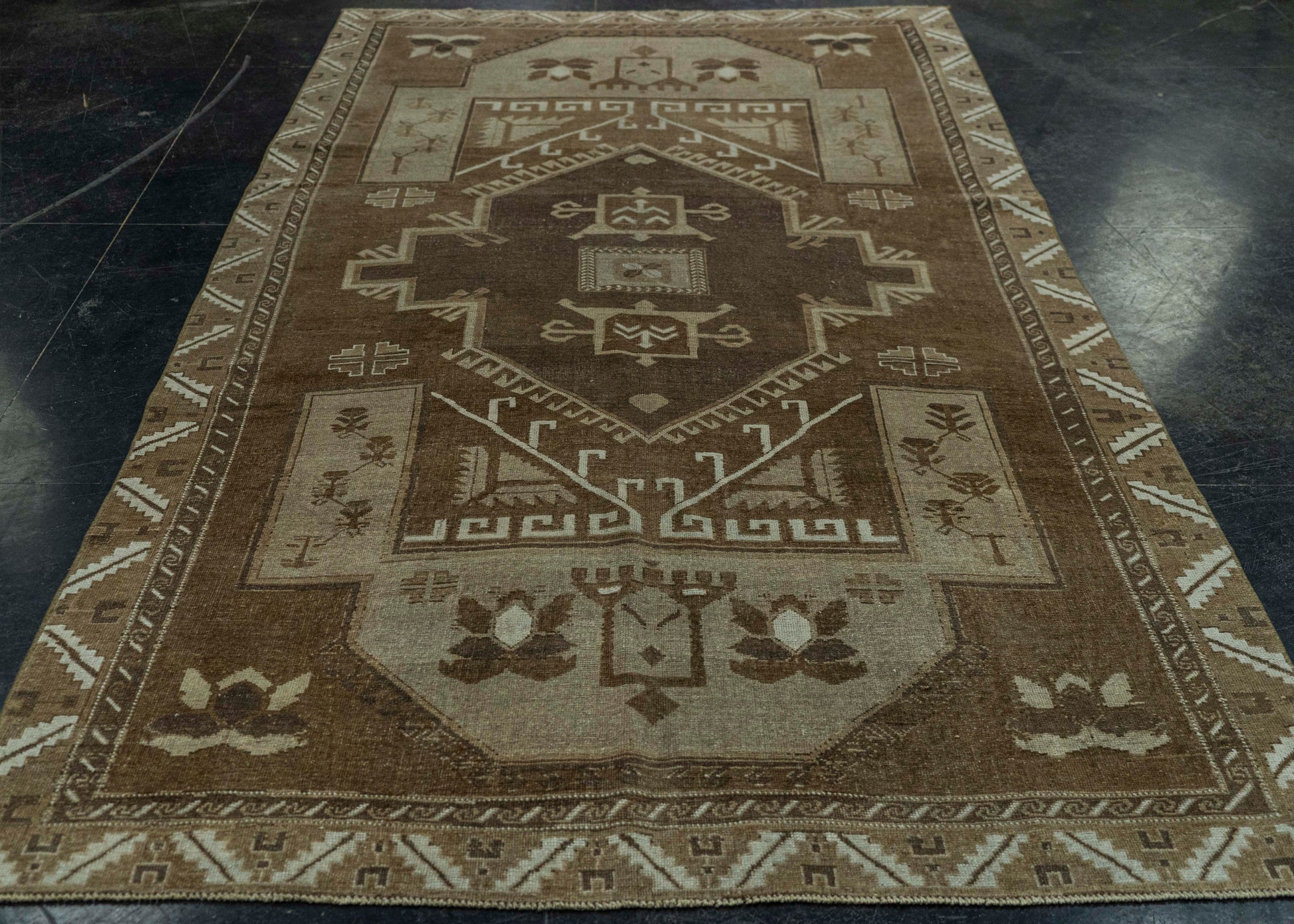 Turkish Vintage Rug 5'4" x 10' #20777