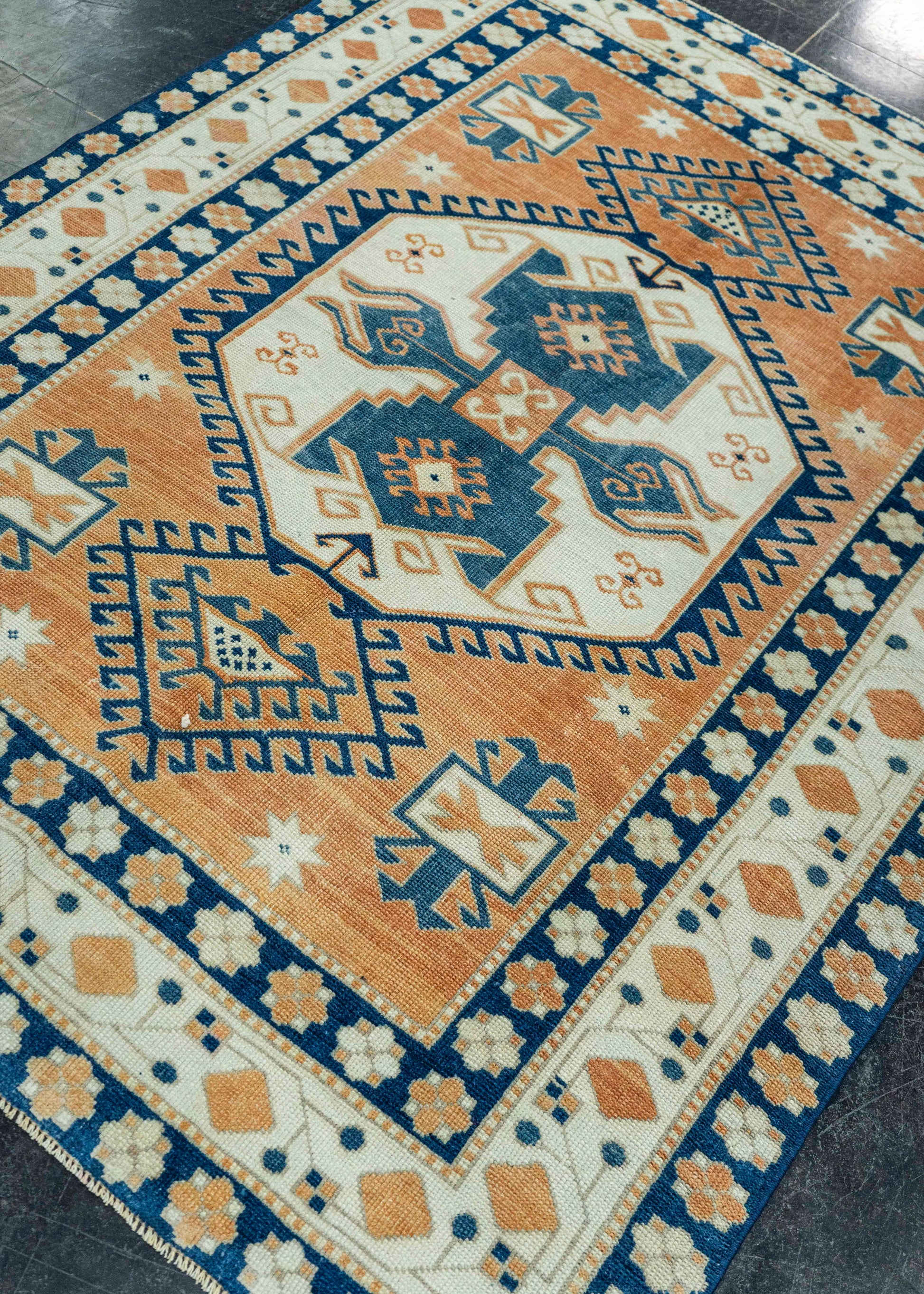 Turkish Vintage Rug 4'5" x 5'9" #20782