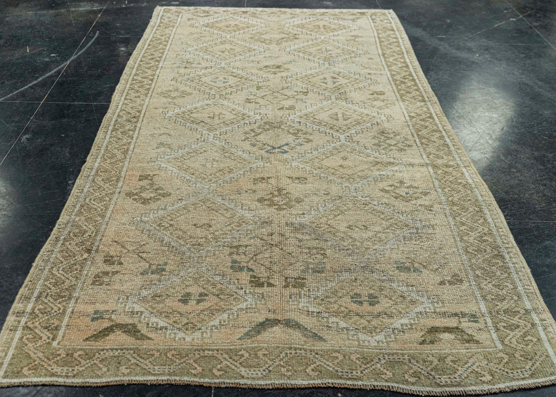 Turkish Vintage Rug 5'1" x 10'5" #20778