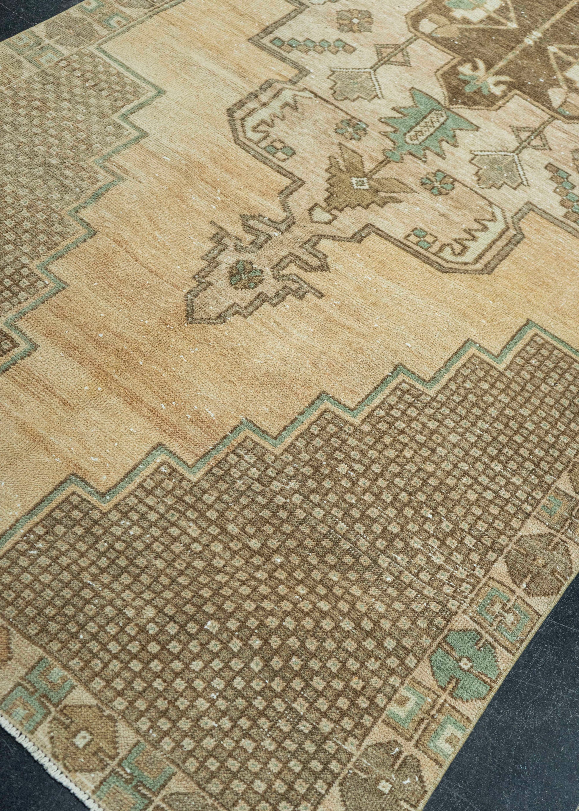 Turkish Vintage Rug 4'5" x 11'4" #20788