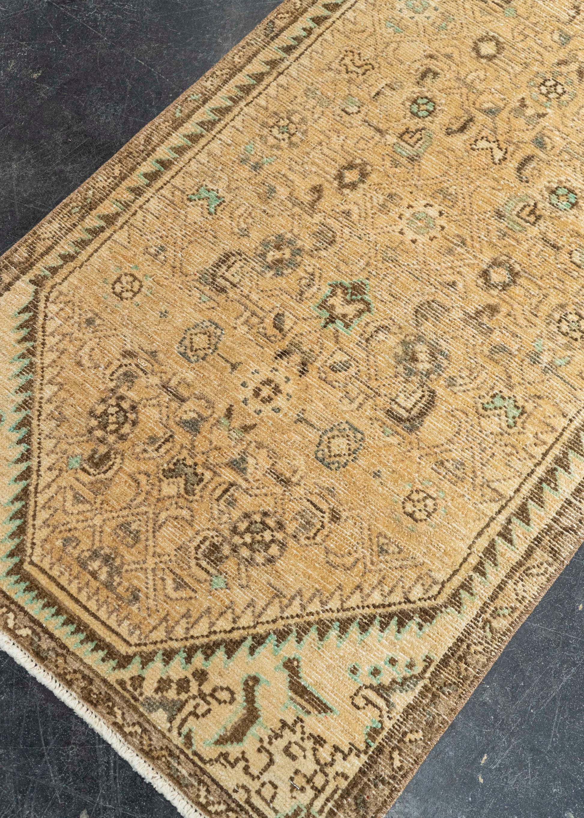 Turkish Vintage Rug  2'3" x 9'5" #22794