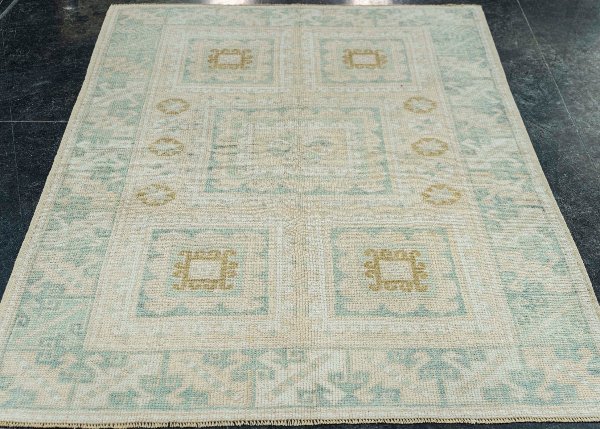 Turkish Vintage Rug 4'3" x 5'9" #20790