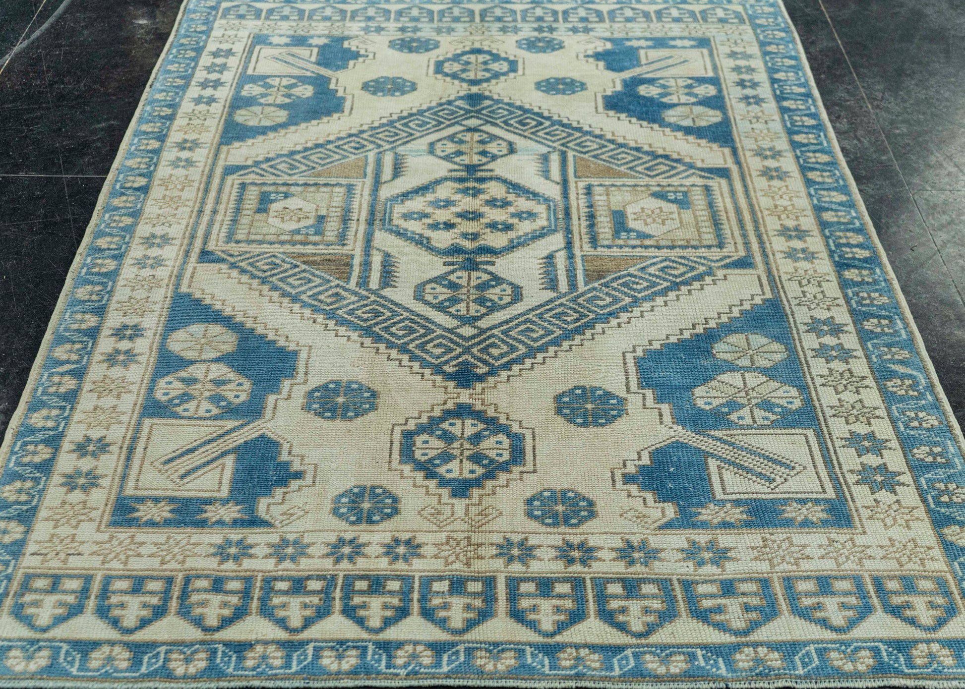 Turkish Vintage Rug 4'7" x 6'11" #20794
