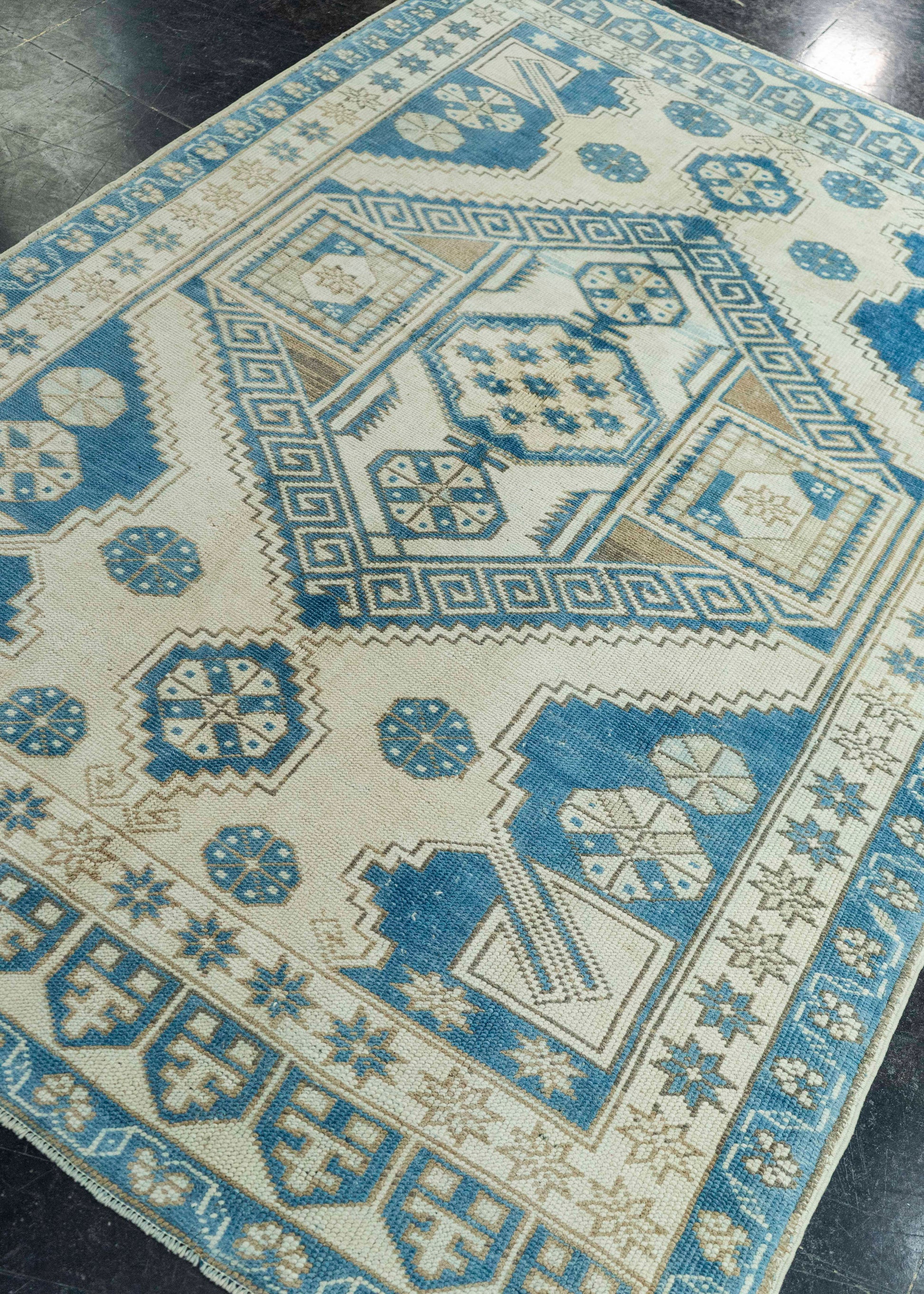 Turkish Vintage Rug 4'7" x 6'11" #20794
