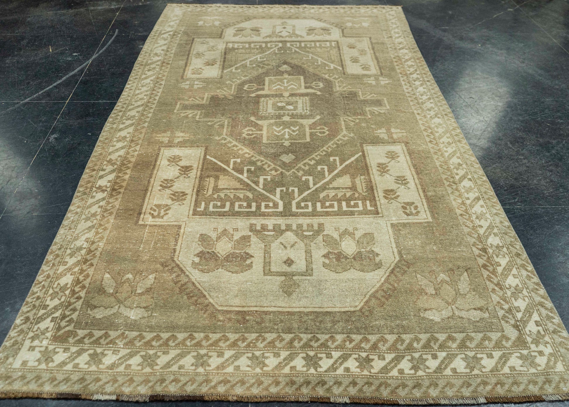 Turkish Vintage Rug 5'4" x 10'6" #20799