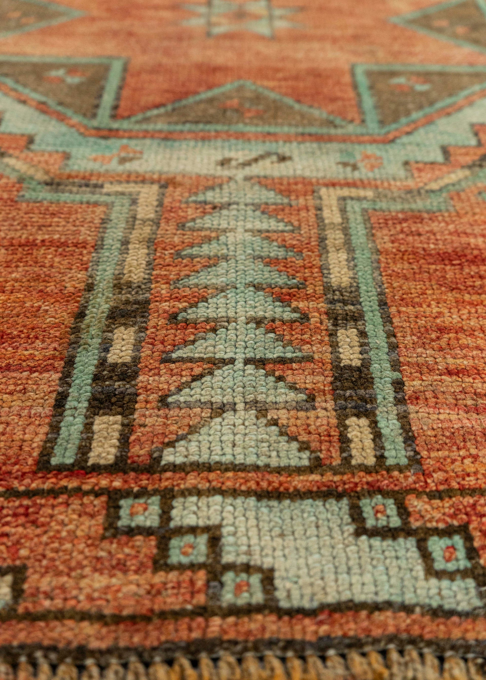 Turkish Vintage Rug  3'3" x 9'5" #22675