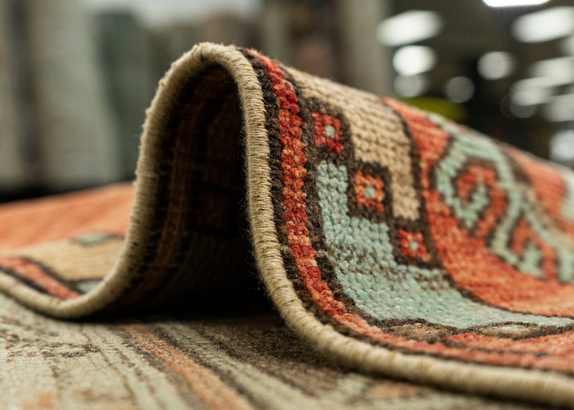 Turkish Vintage Rug  3'3" x 9'5" #22675