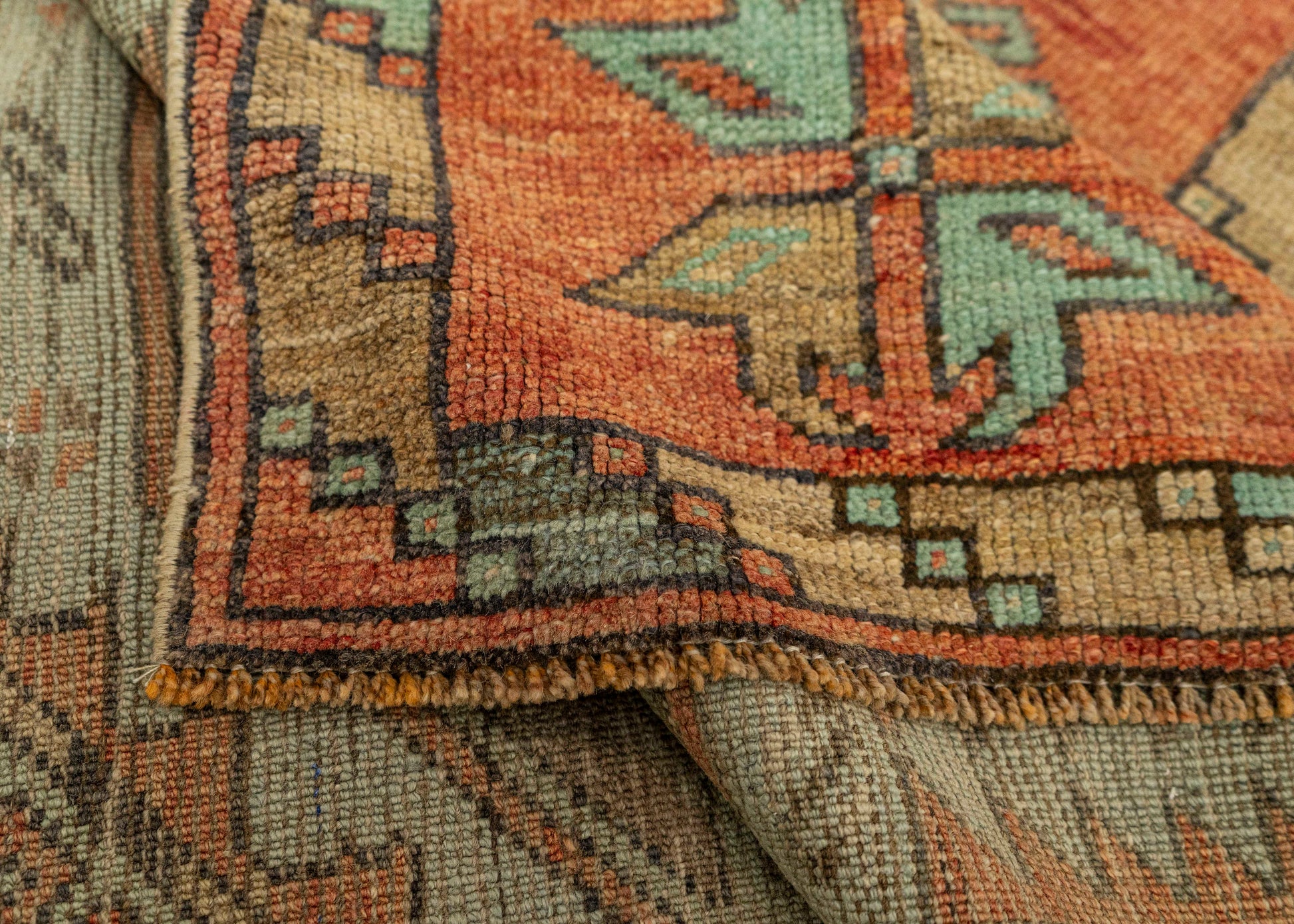 Turkish Vintage Rug  3'3" x 9'5" #22675