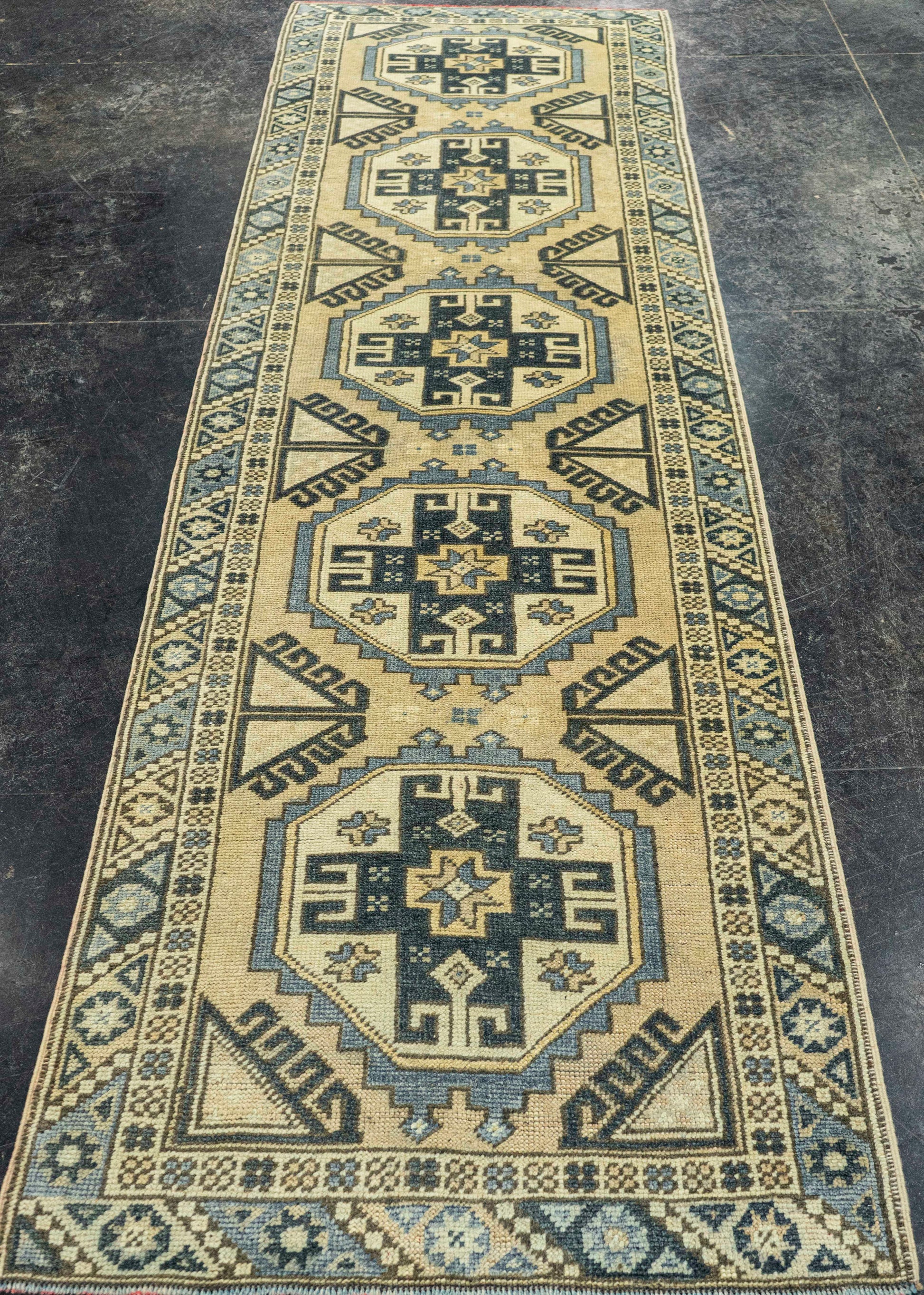Turkish Anatolian Runner Rug 2'6" x 8'7" #22293