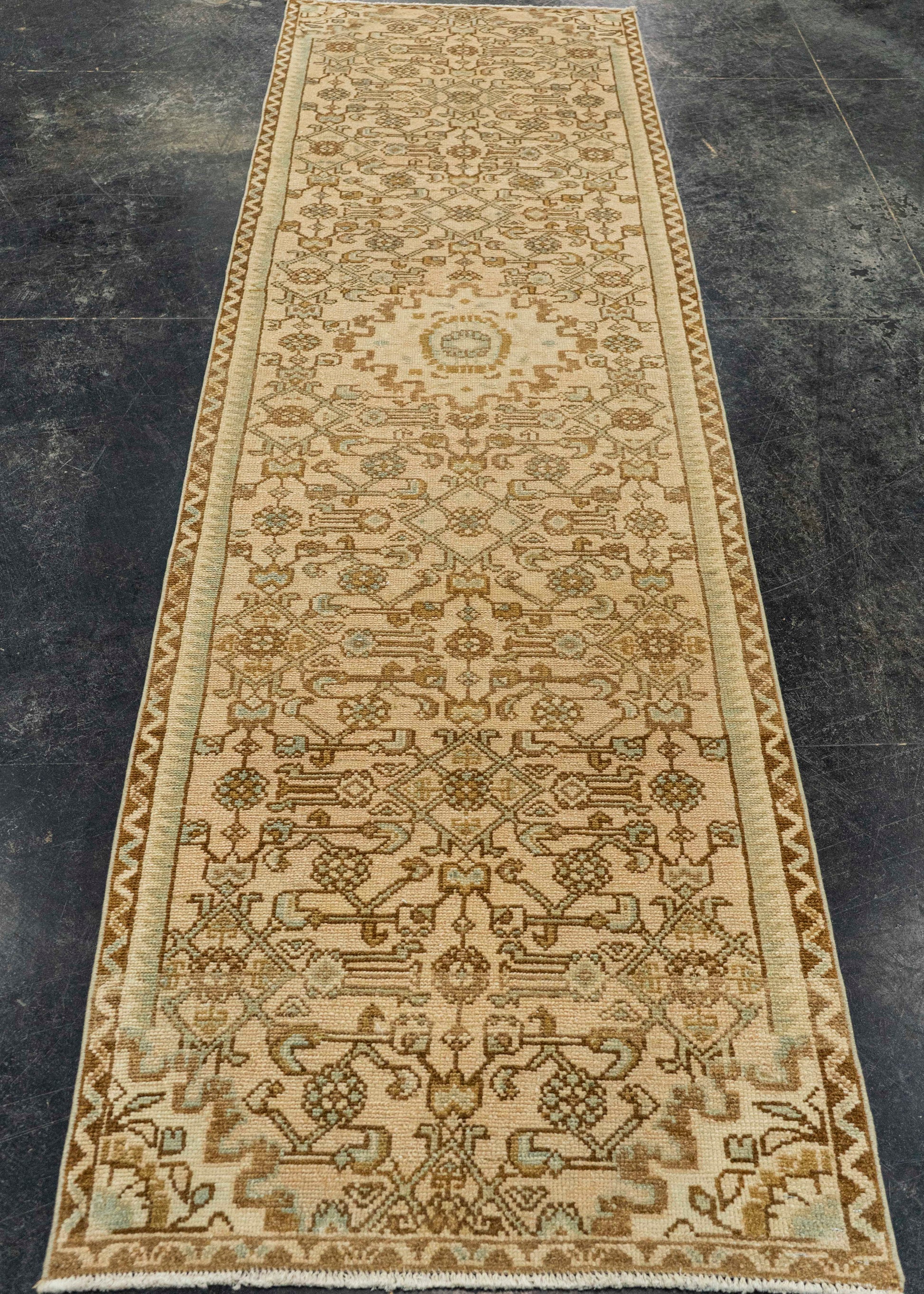 Turkish Vintage Rug  2'11" x 9'3" #22765