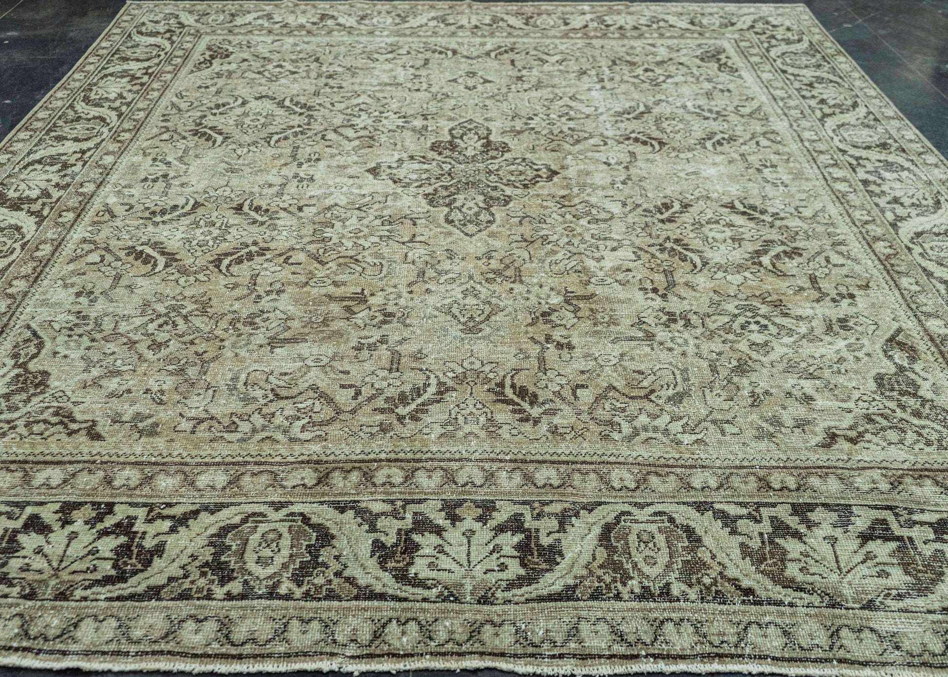 Turkish Vintage Rug 9'9" x 11'8" #20802