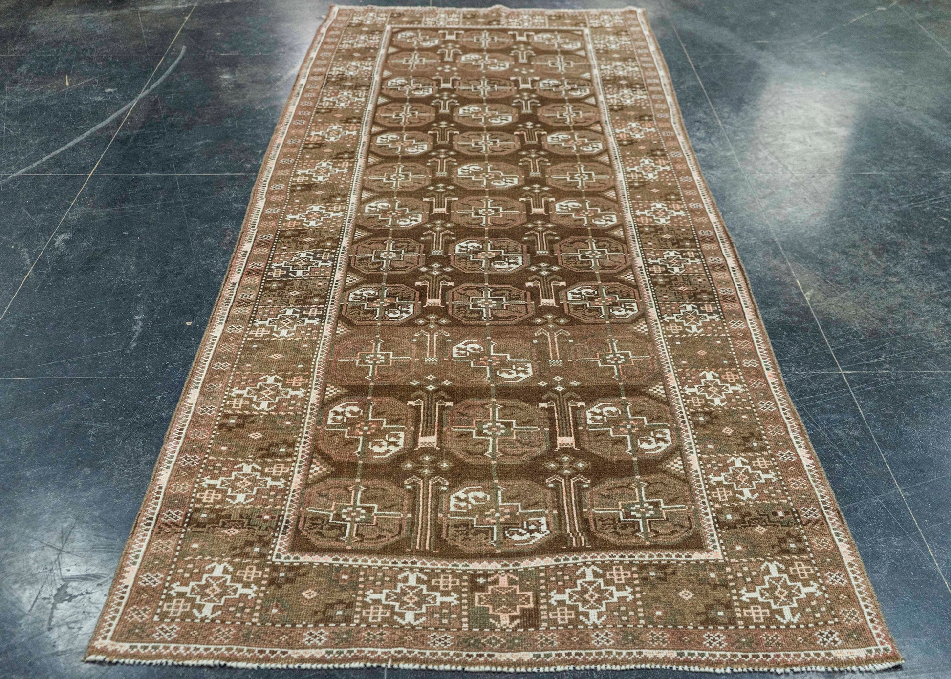 Turkish Vintage Rug 4'1" x 9'11" #20709