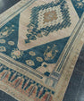 Turkish Vintage Rug 4'3" x 9'3" #20680
