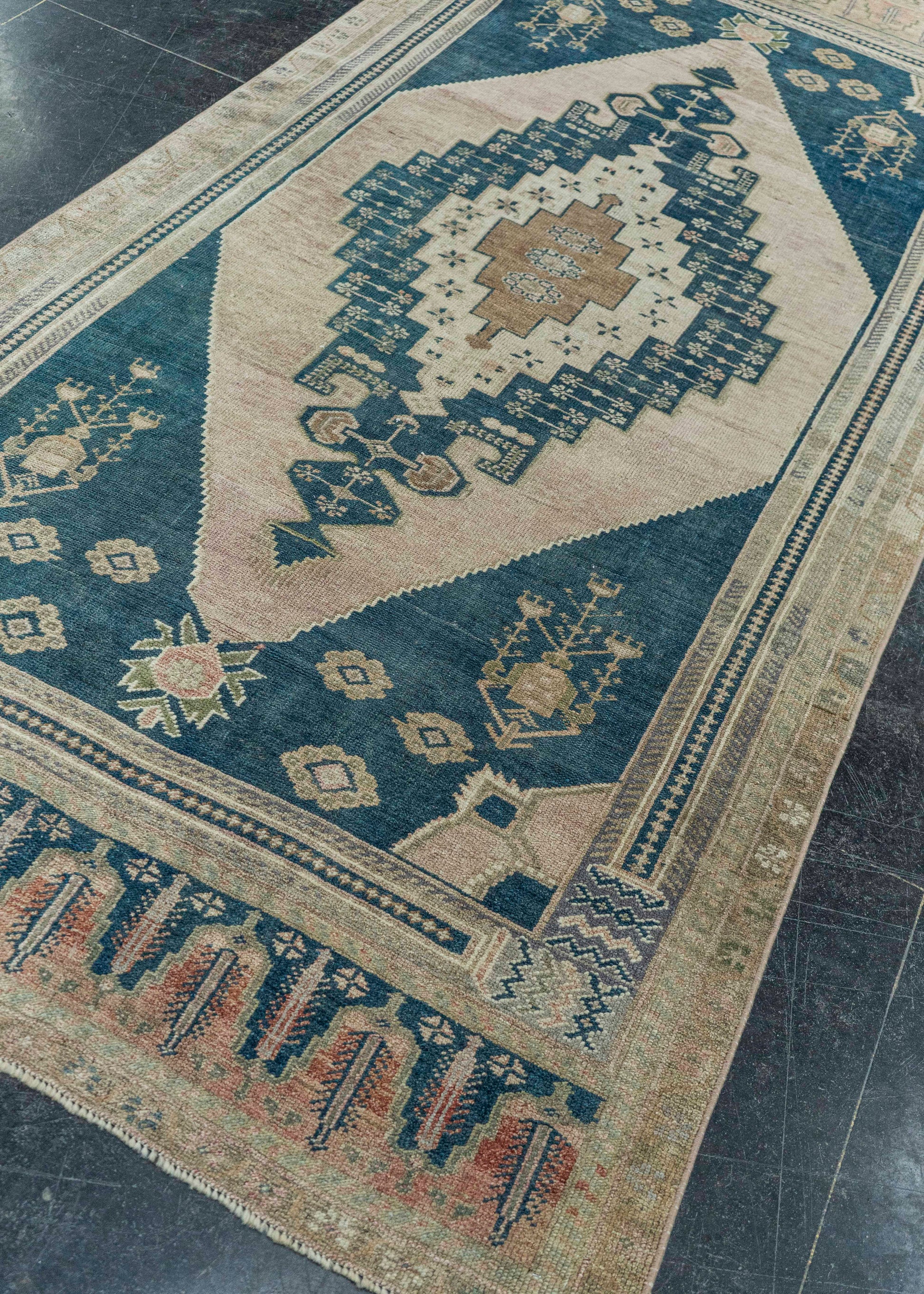 Turkish Vintage Rug 4'3" x 9'3" #20680