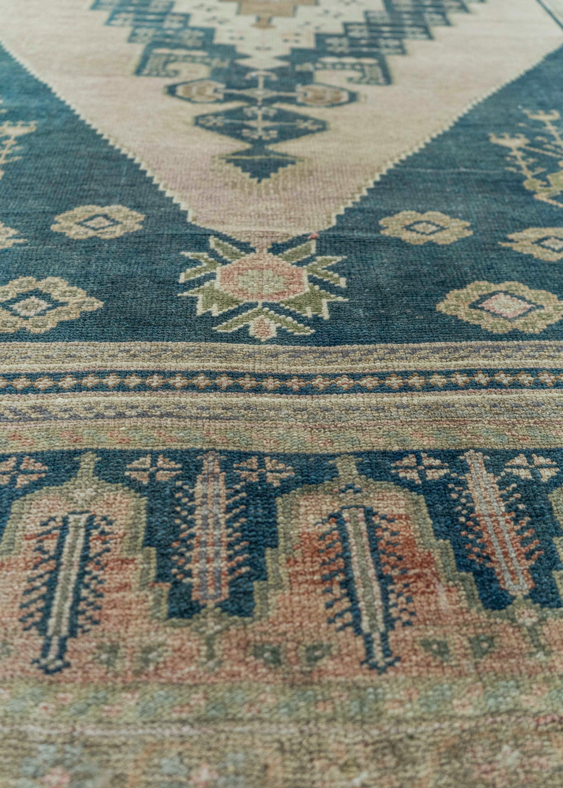 Turkish Vintage Rug 4'3" x 9'3" #20680