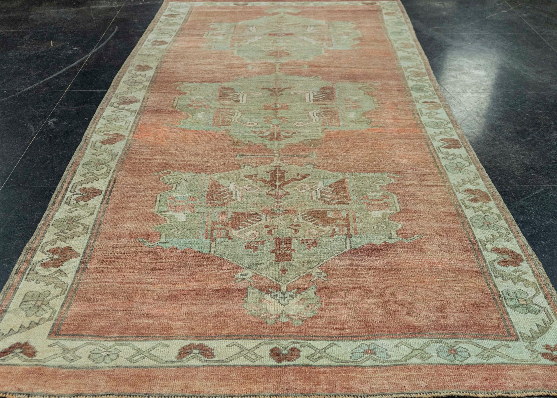 Turkish Vintage Rug 5'7" x 11'10" #20659
