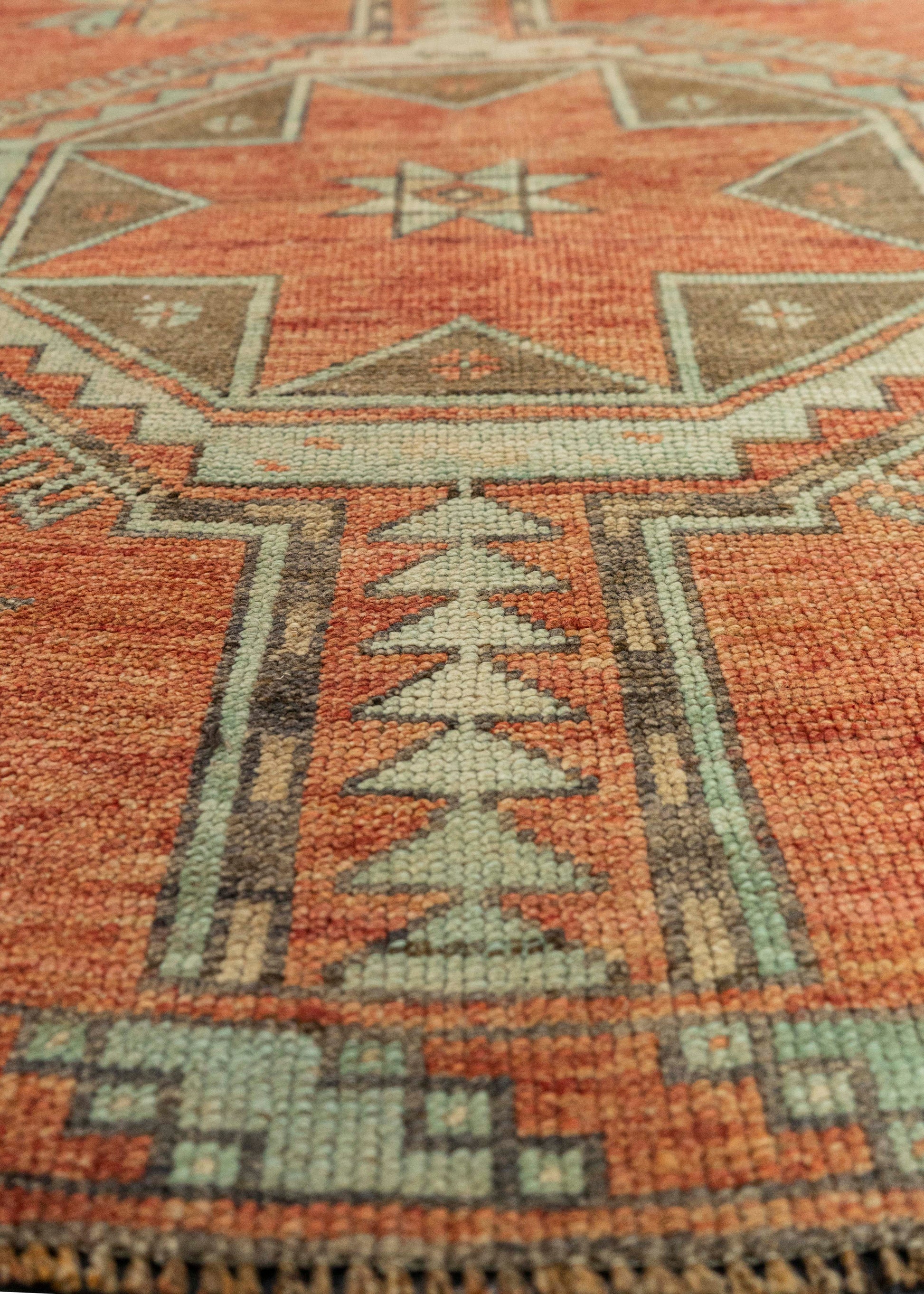Turkish Vintage Rug  3'4" x 10' #22634