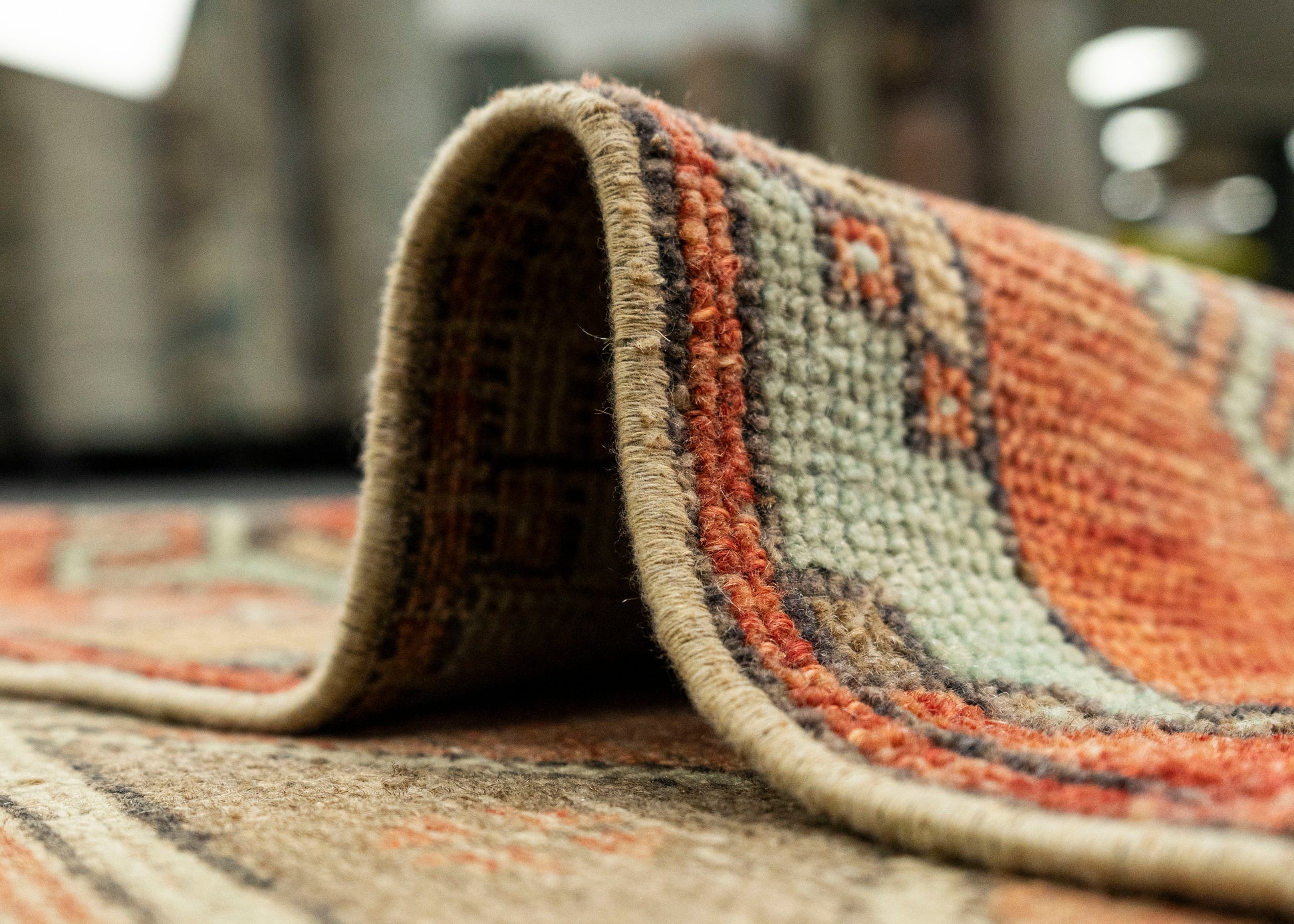 Turkish Vintage Rug  3'4" x 10' #22634