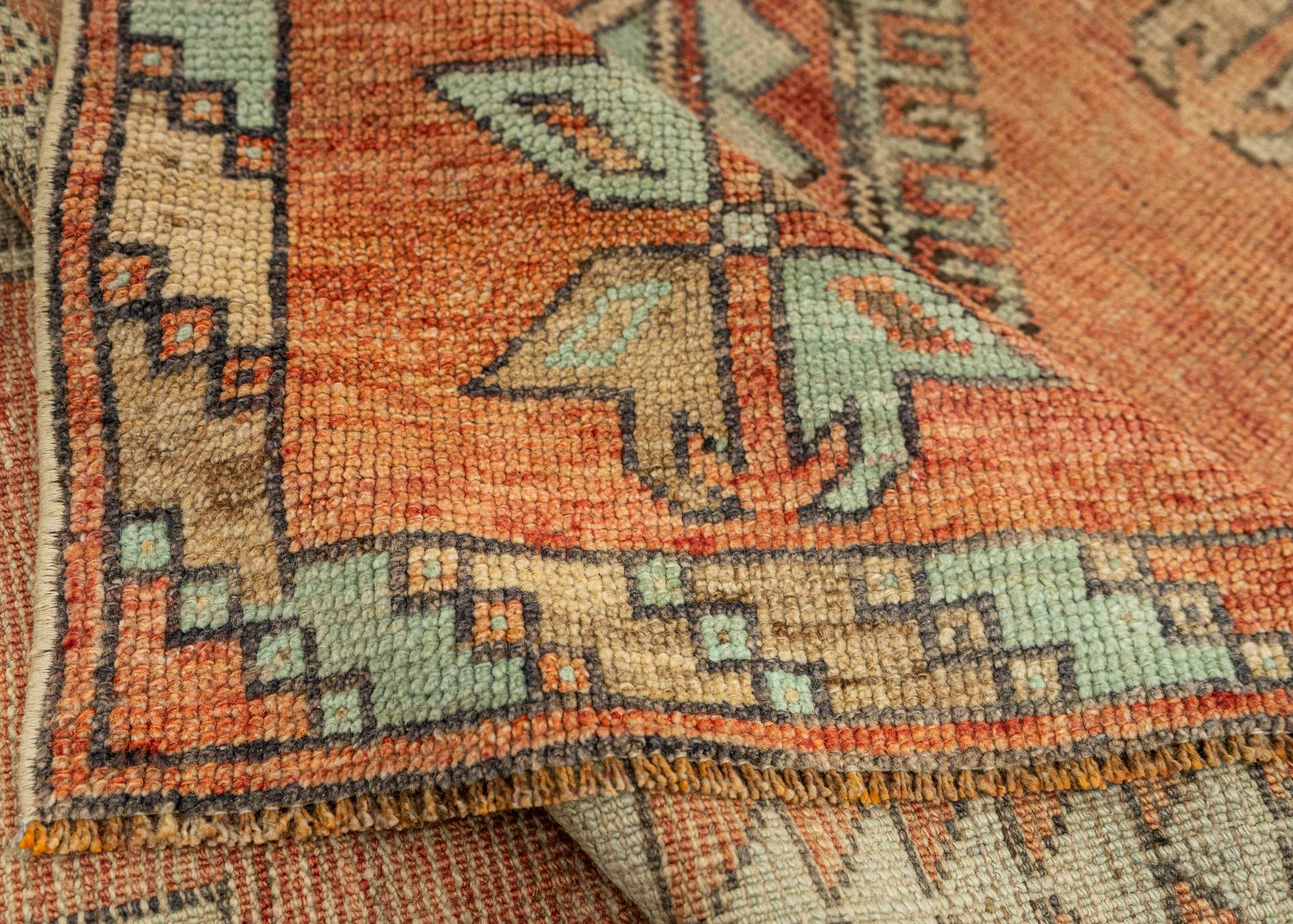 Turkish Vintage Rug  3'4" x 10' #22634