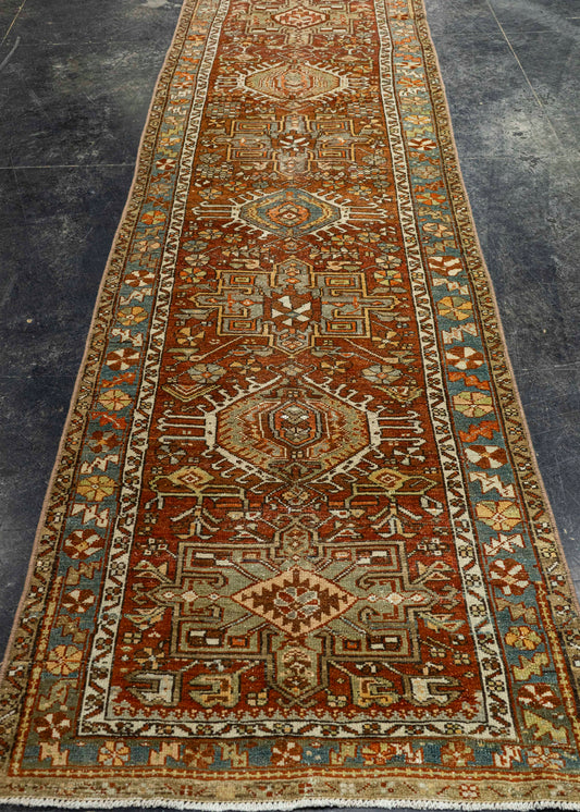 Turkish Vintage Rug  3' x 11'1" #23603