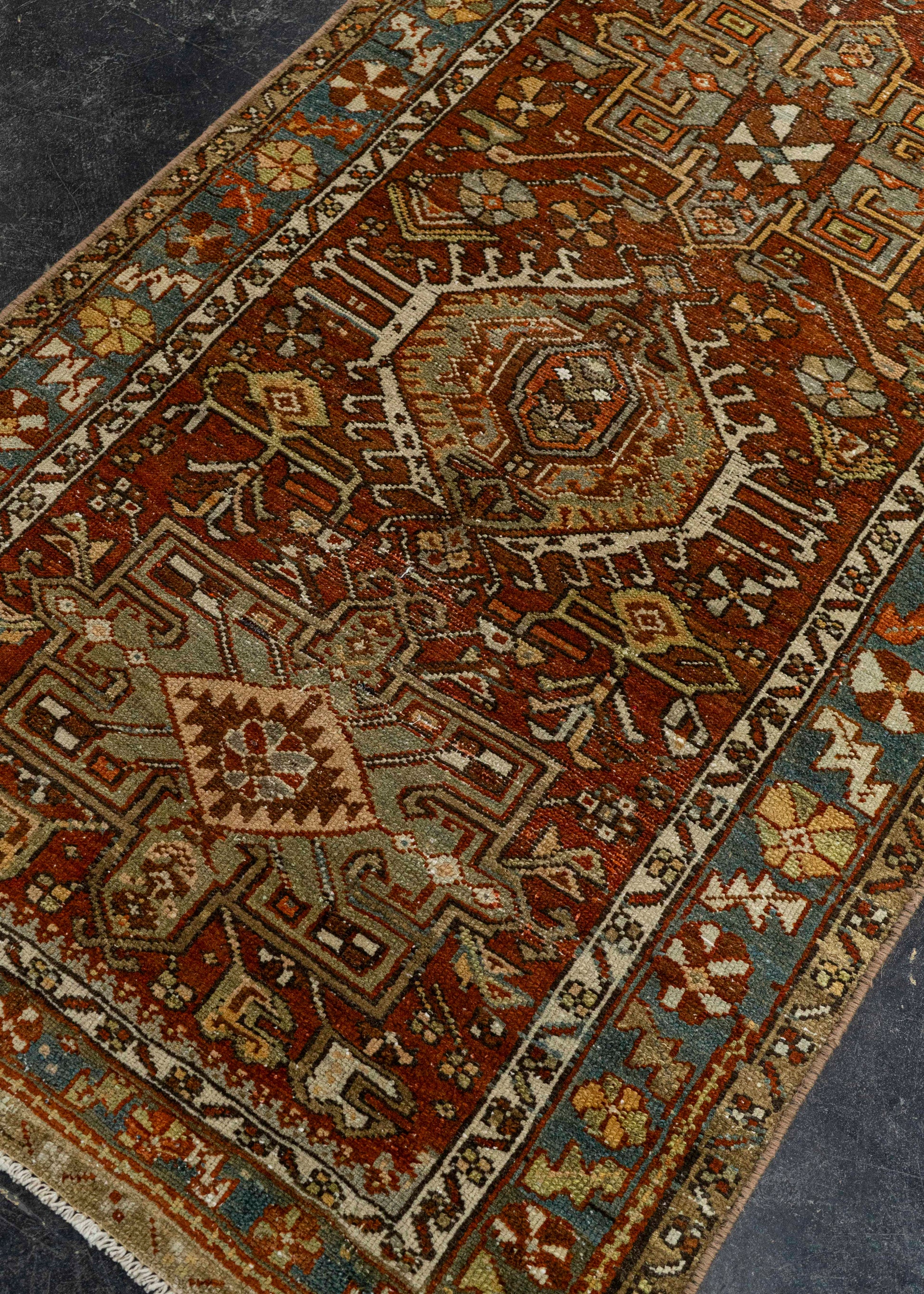 Turkish Vintage Rug  3' x 11'1" #23603
