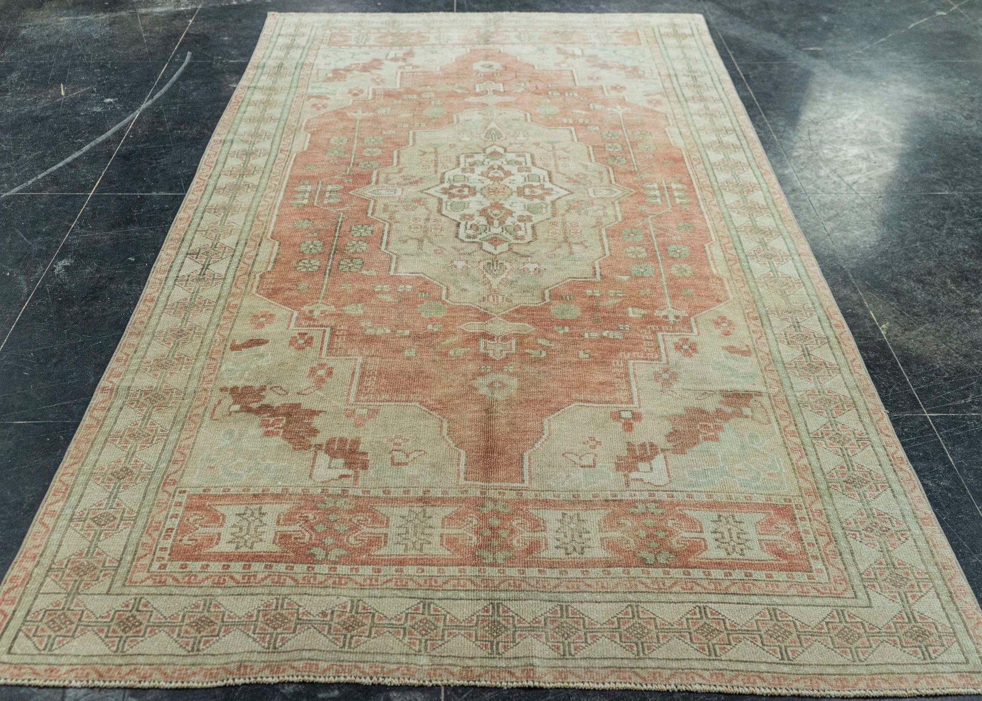 Turkish Vintage Rug 5' x 9'7" #20663