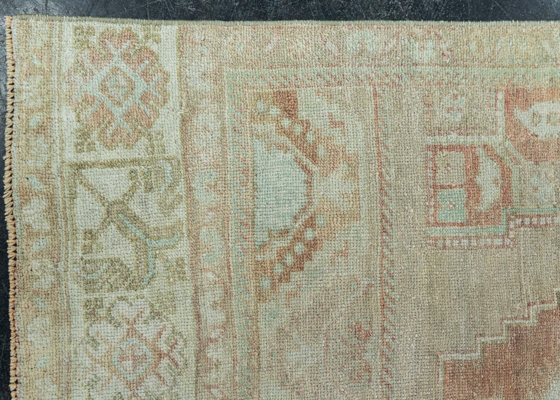 Turkish Vintage Rug 3'8" x 10'9" #20655