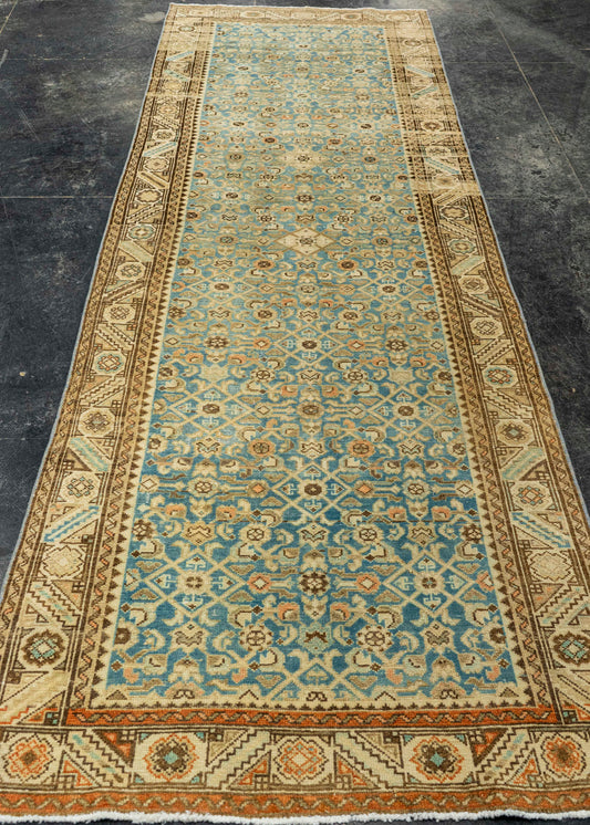 Turkish Vintage Rug  3'3" x 10'1" #22824
