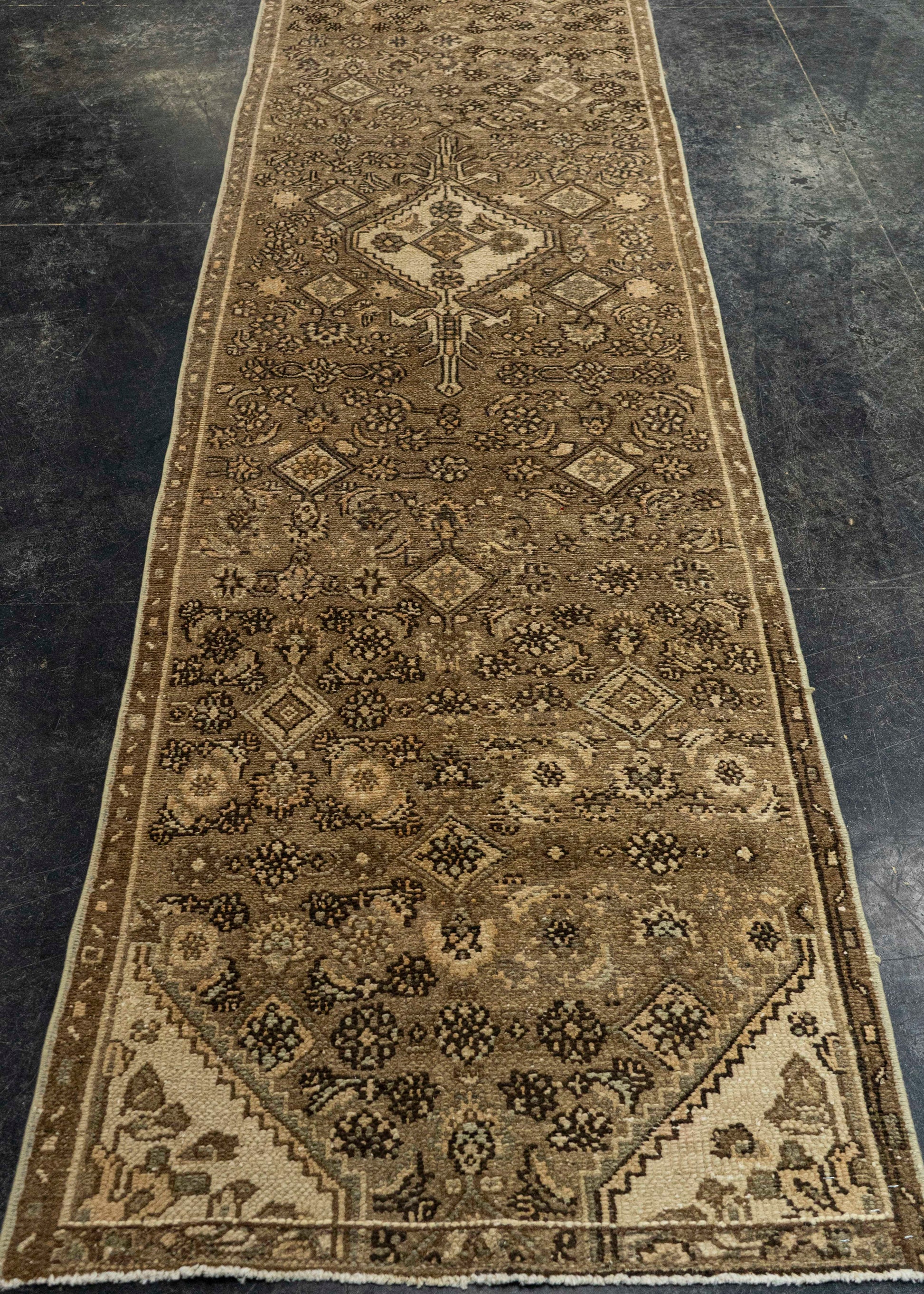 Turkish Vintage Rug  2'9" x 10'9" #22786