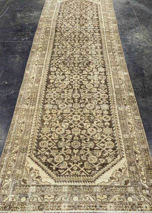 Turkish Vintage Rug  3'2" x 10'10" #22825