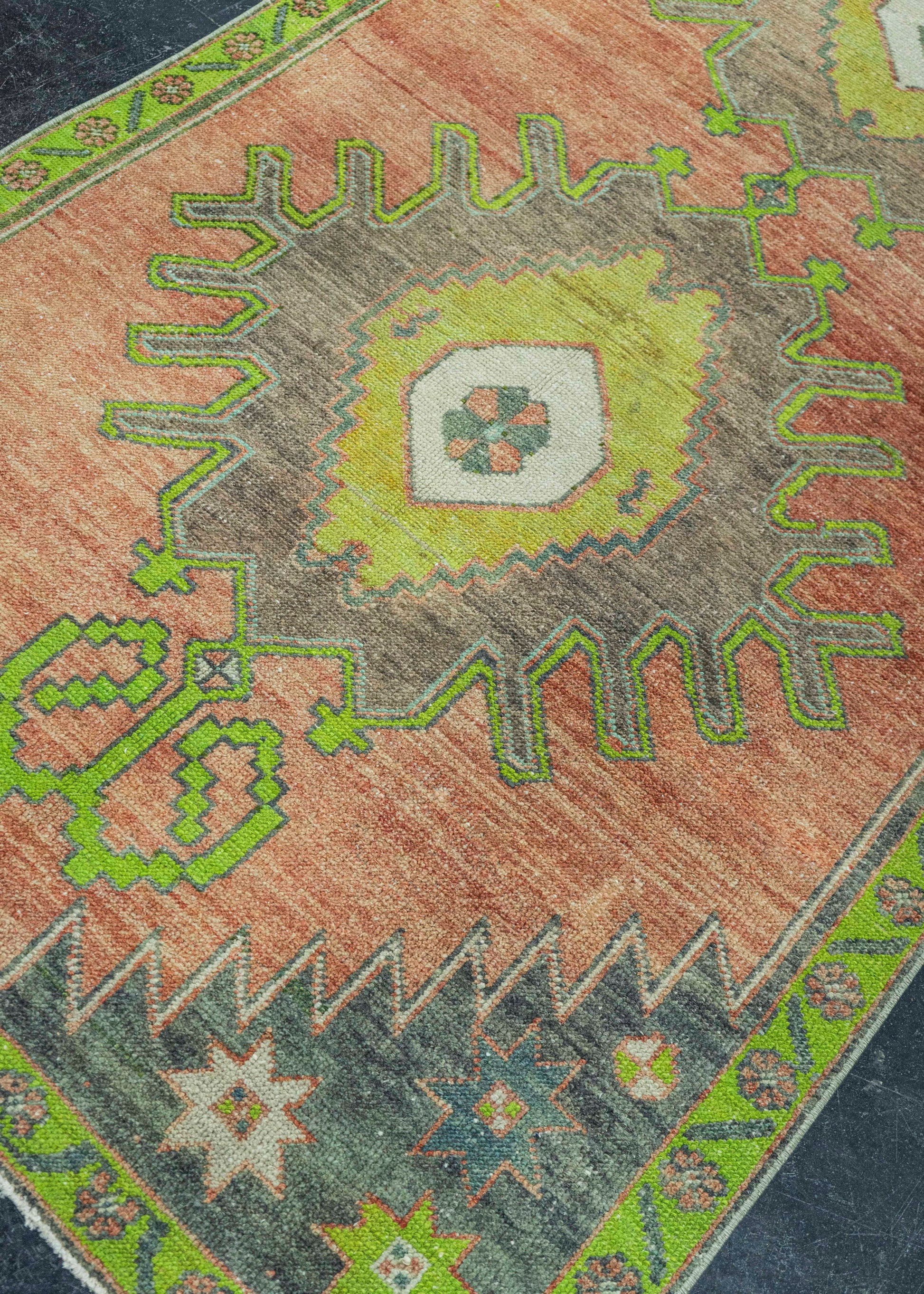 Turkish Vintage Rug 3'9" x 10'10" #20652