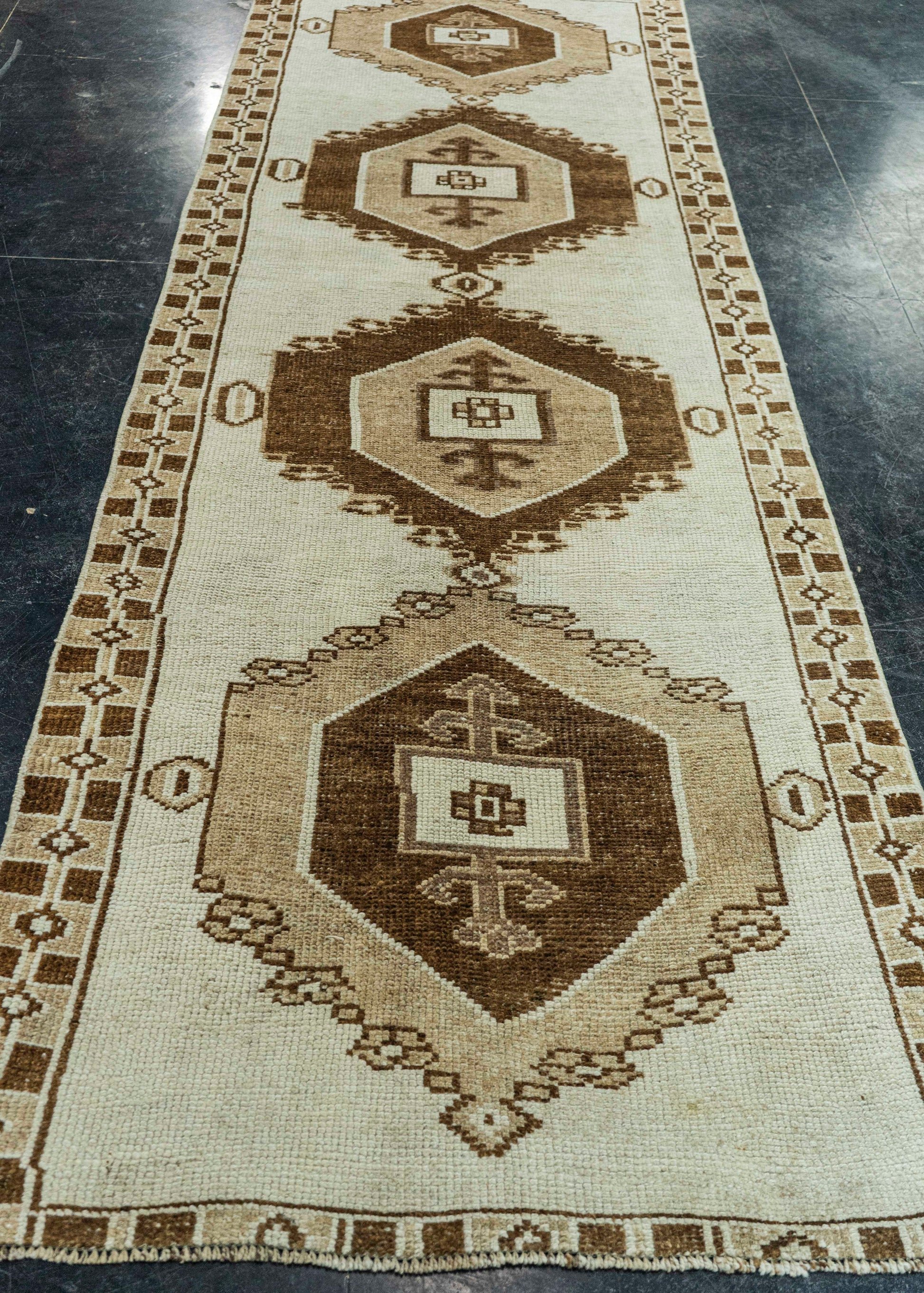 Turkish Vintage Rug 3'6" x 11' #20834